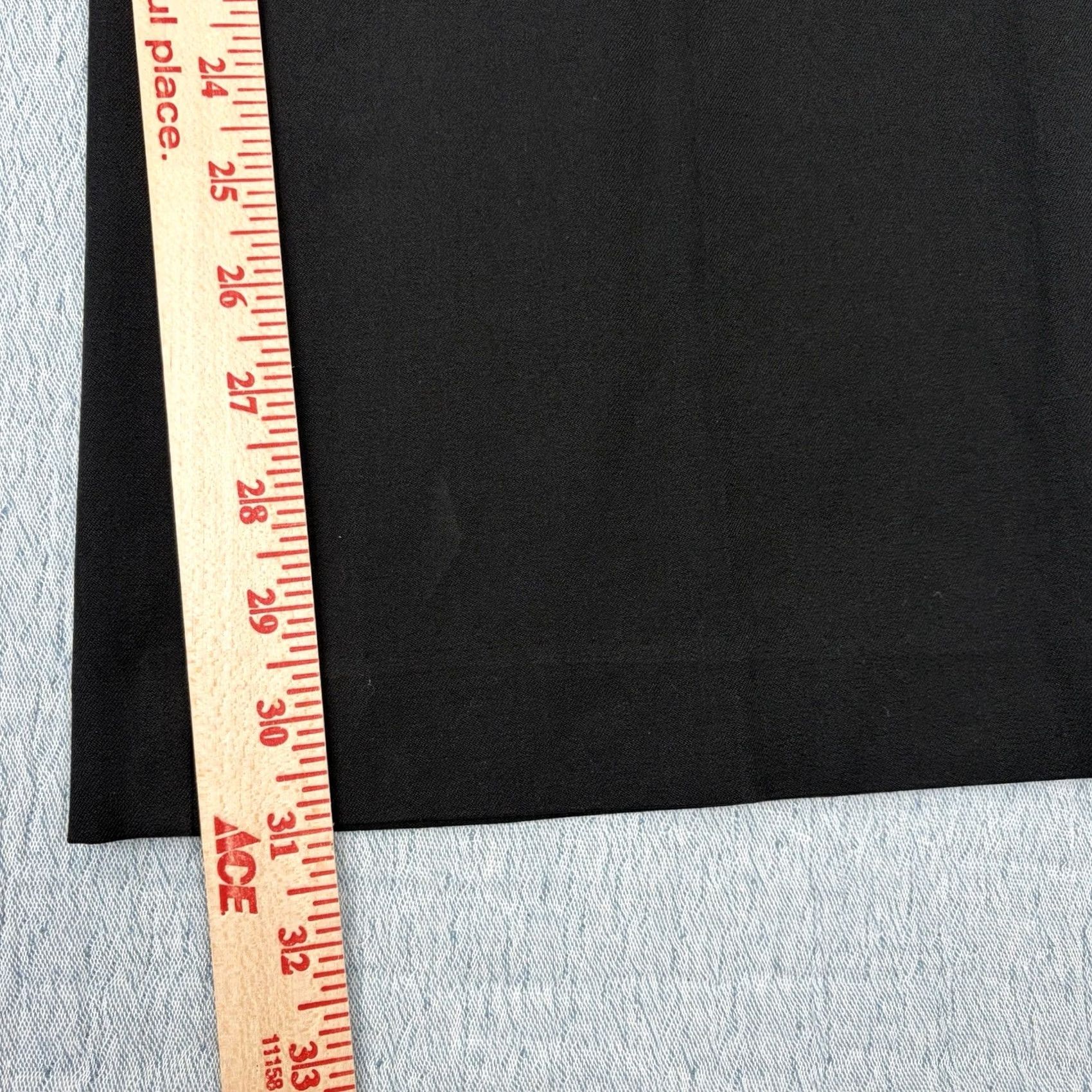 Vintage Chico'S Womens Secret Bootcut Pants Black Flat Front Trousers - NWT Size 38" / US 16 / IT 52 - 3 Thumbnail