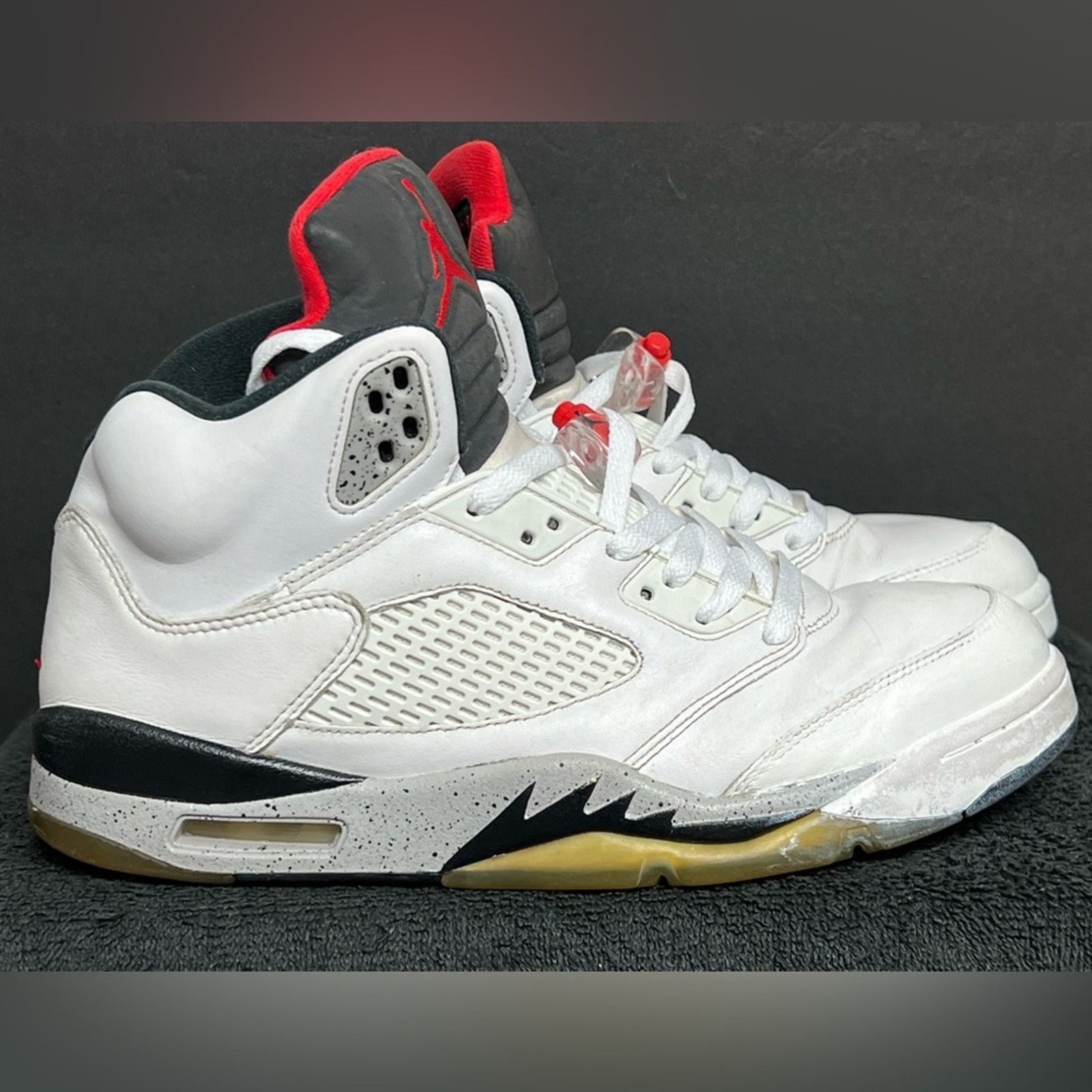 Jordan Brand Size 10 - Air Jordan 5 Retro White Cement Size US 10 / EU 43 - 3 Thumbnail