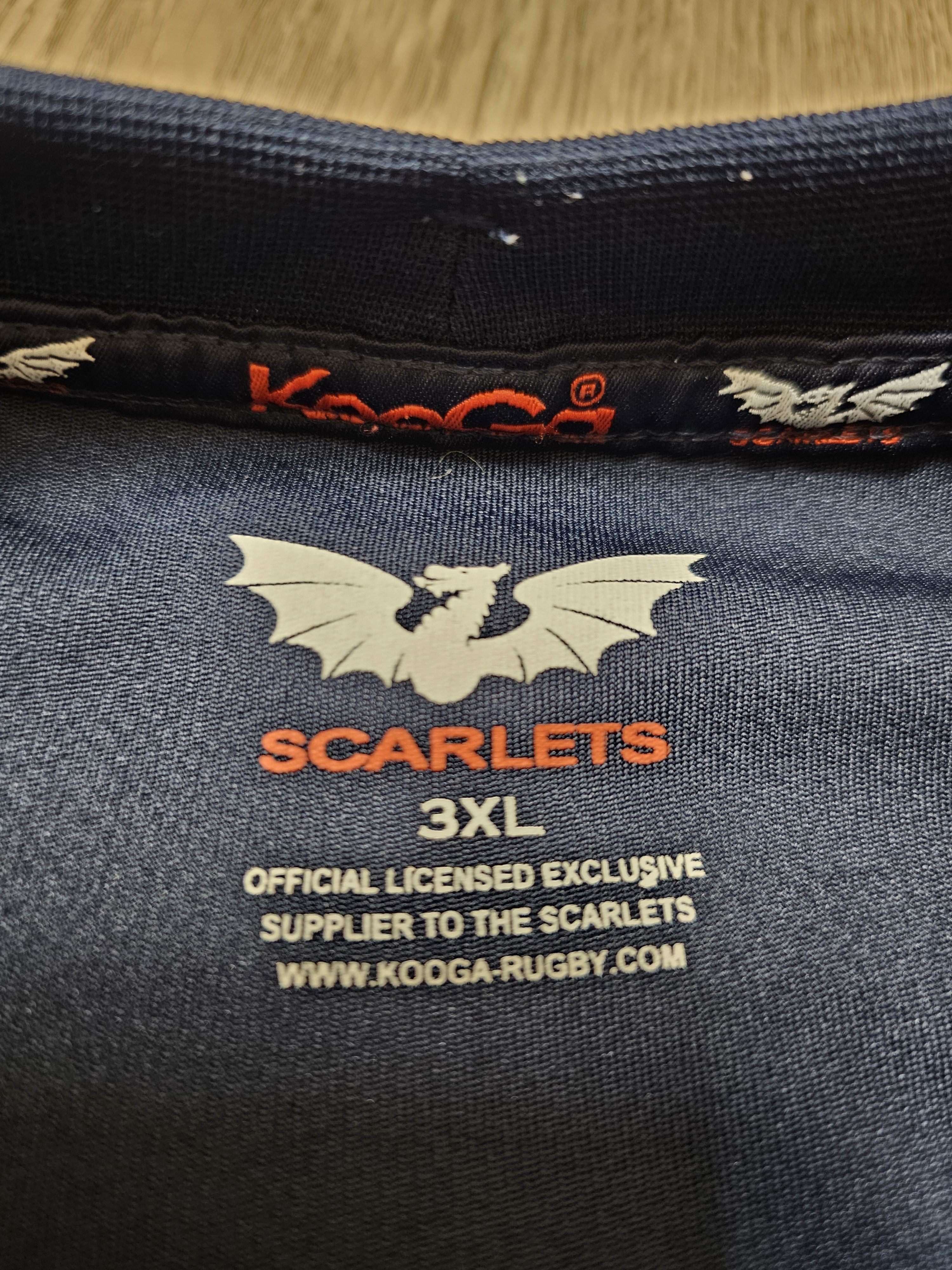 Vintage SCARLETS RUGBY JERSEY 2008 WALES RUGBY JERSEY 3XL Size US XXL / EU 58 / 5 - 8 Thumbnail