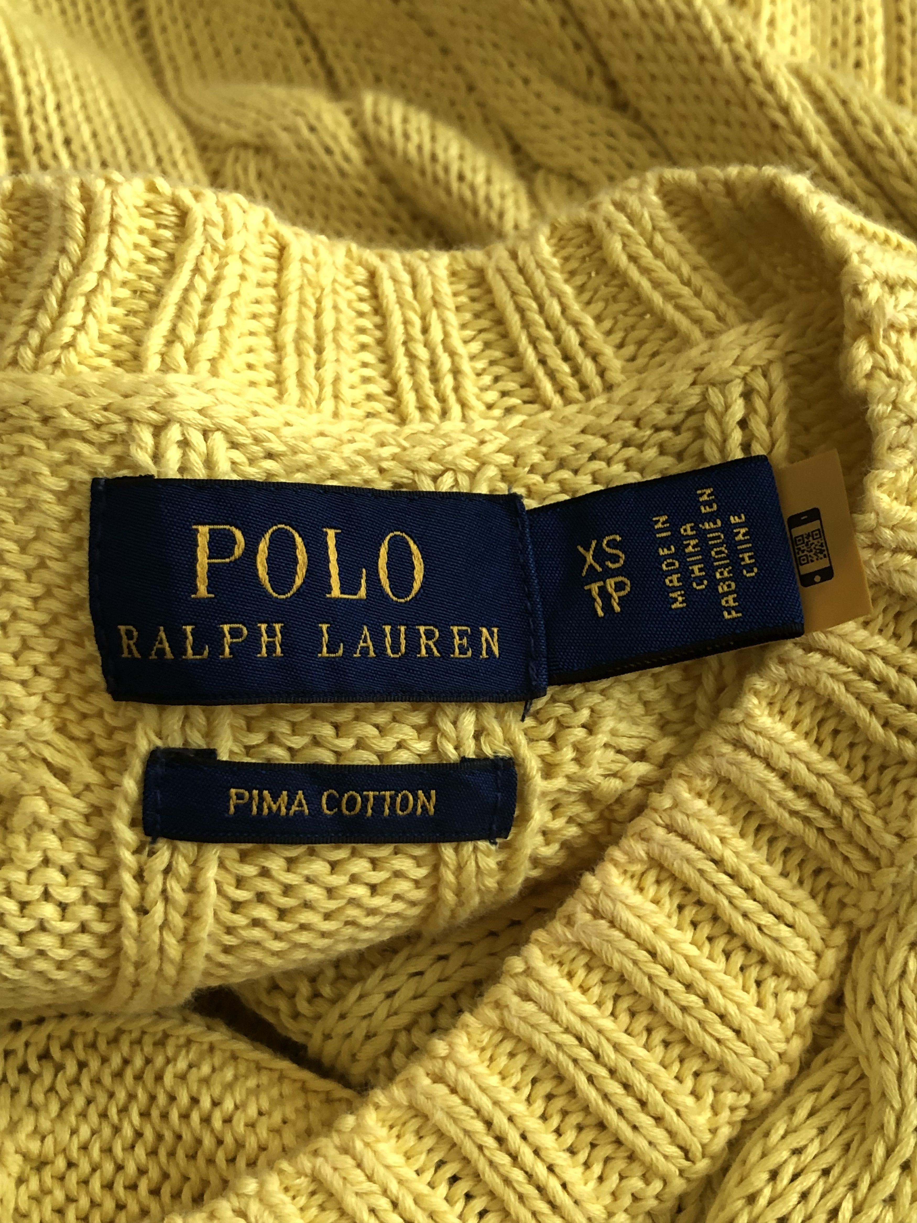 Polo Ralph Lauren CABLE-KNIT COTTON SHORT SLEEVES JUMPER Size XXS / US 00 / IT 34 - 9 Thumbnail