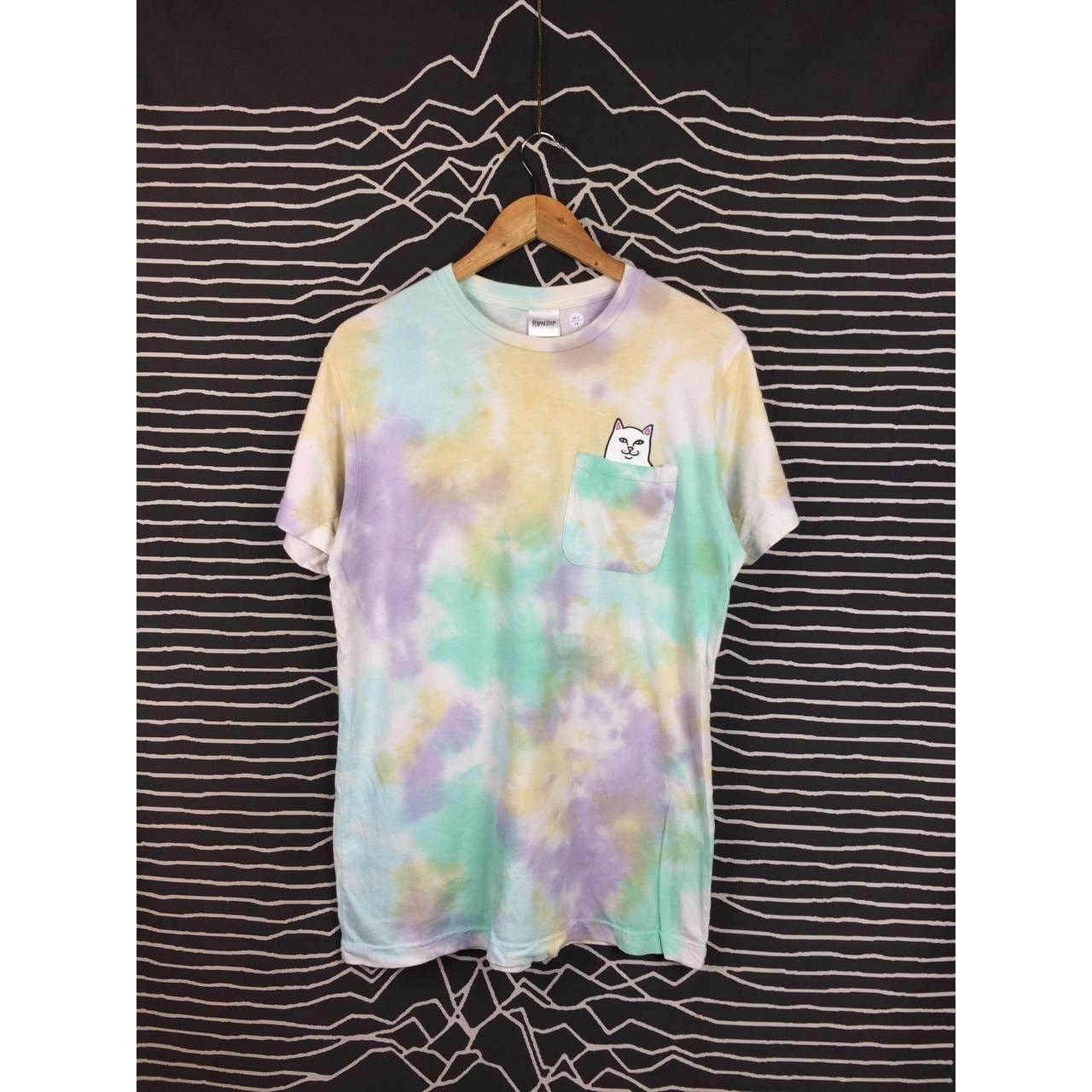 RIPNDIP Rip N Dip Lord Nermal Tie Dye Pocket Tee Size M Size US M / EU 48-50 / 2 - 2 Thumbnail