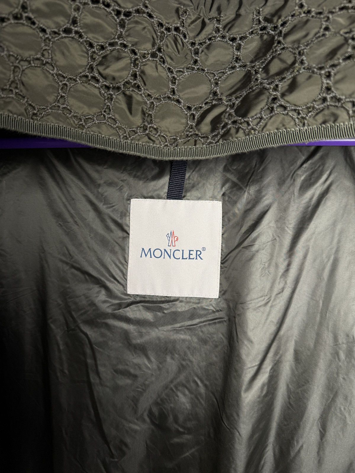 Moncler Moncler Ladies Trench Coat Crazy Pattern Size L / US 10 / IT 46 - 12 Thumbnail