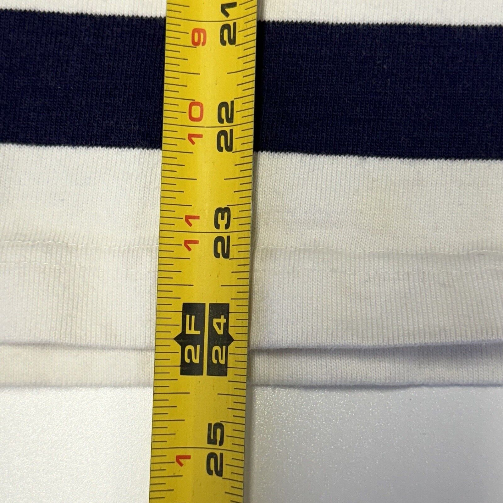 Gant × Vintage Gant Rugger Long Sleeve Rugby Shirt Mens Medium White Stripe Size US M / EU 48-50 / 2 - 13 Thumbnail