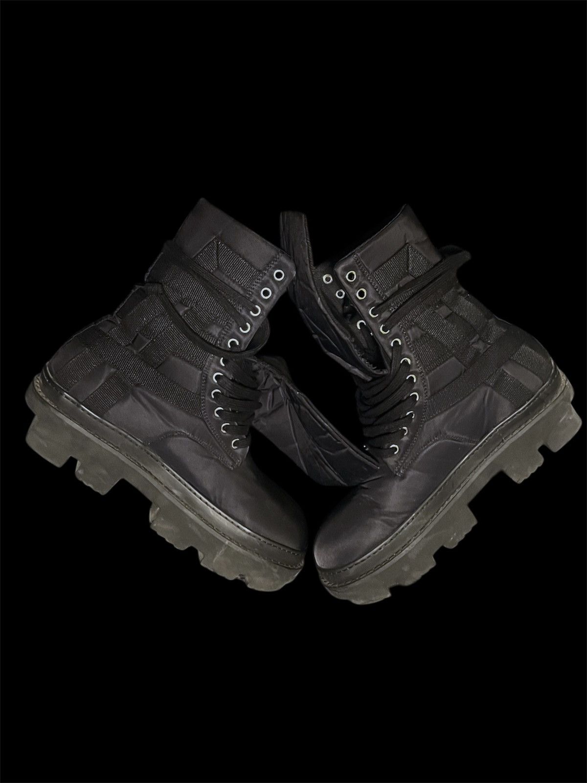 Rick Owens Rick owens megatooth drkshdw boots Size US 12 / EU 45 - 2 Thumbnail