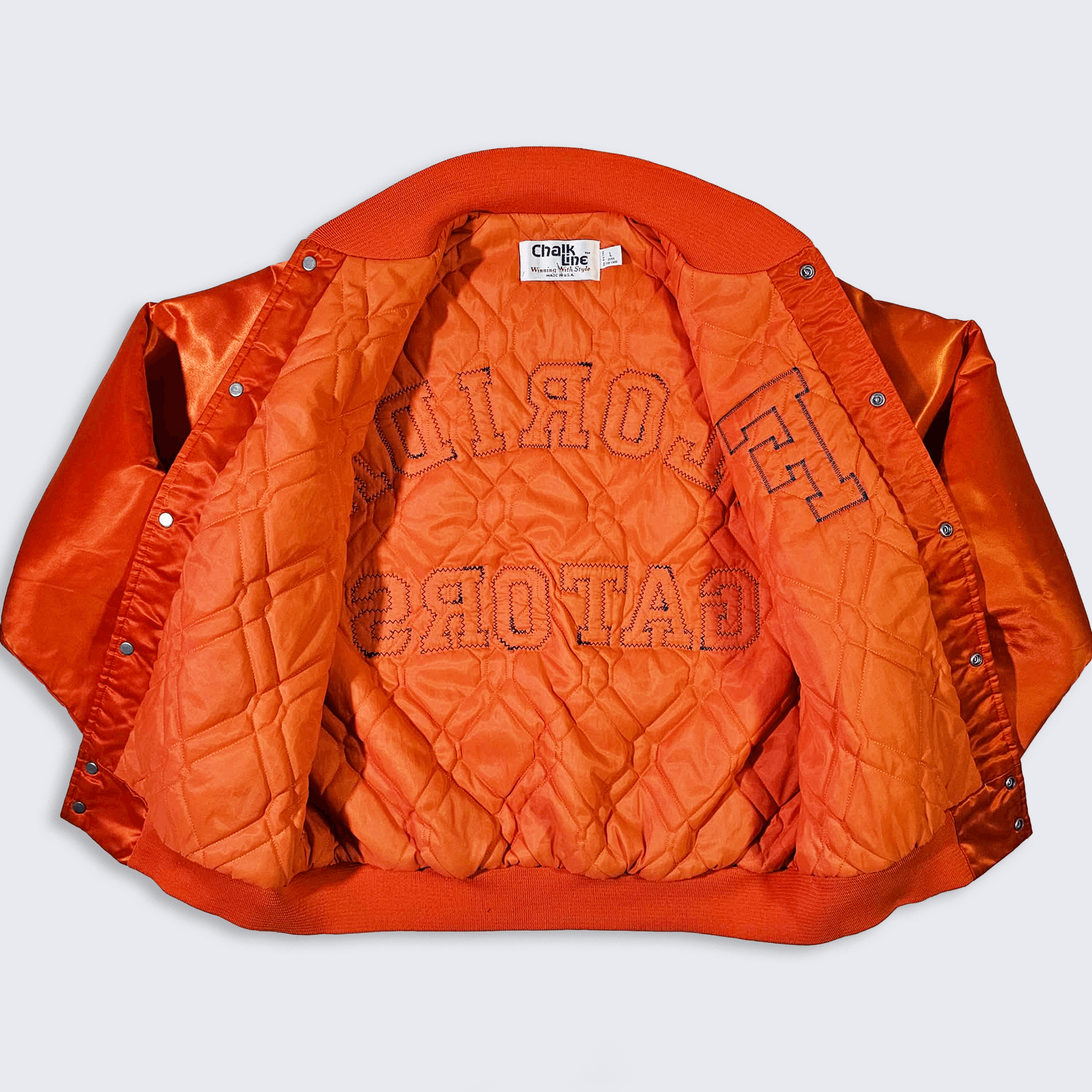 Chalk Line Florida Gators Vintage 80s Chalk Line Satin Bomber Jacket Size US L / EU 52-54 / 3 - 3 Thumbnail