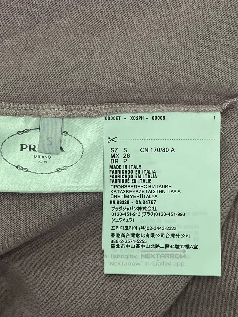 Prada Prada 25 Spring and Summer Pink Purple Gradient Letter Sho Size US S / EU 44-46 / 1 - 5 Thumbnail