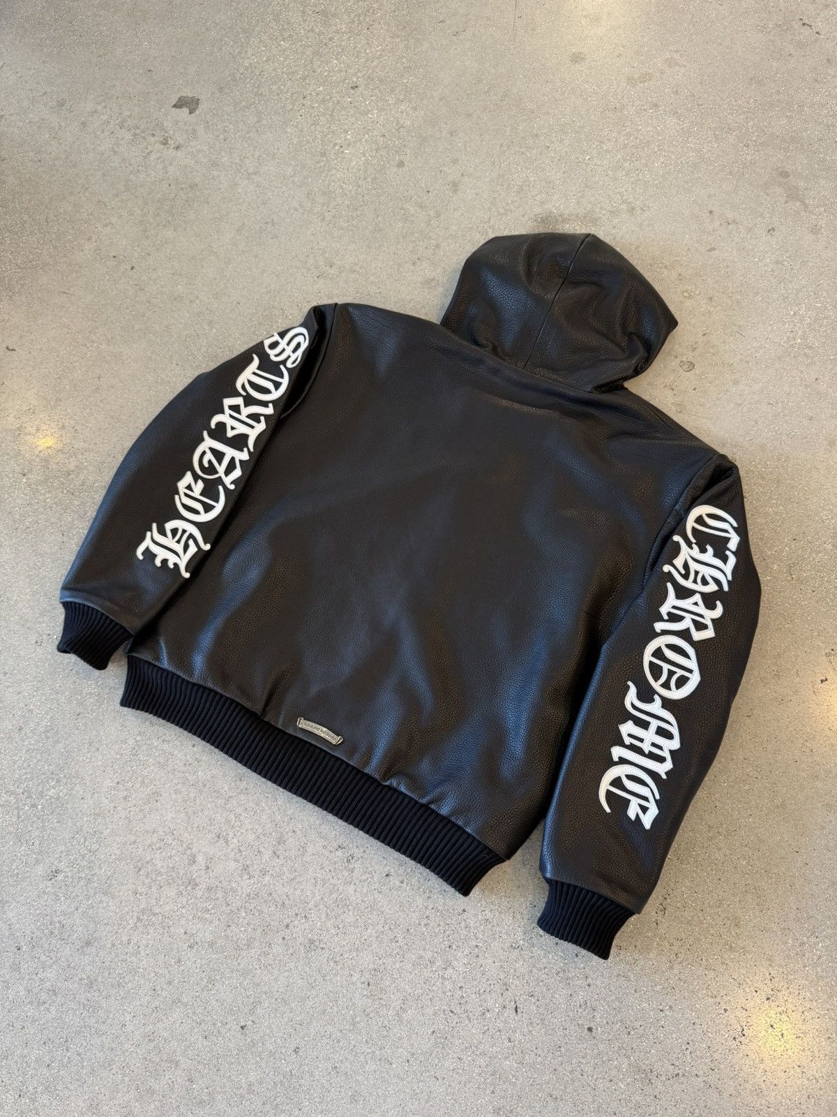 Chrome Hearts Chrome Hearts Leather Hooded Jacket Size US S / EU 44-46 / 1 - 11 Thumbnail