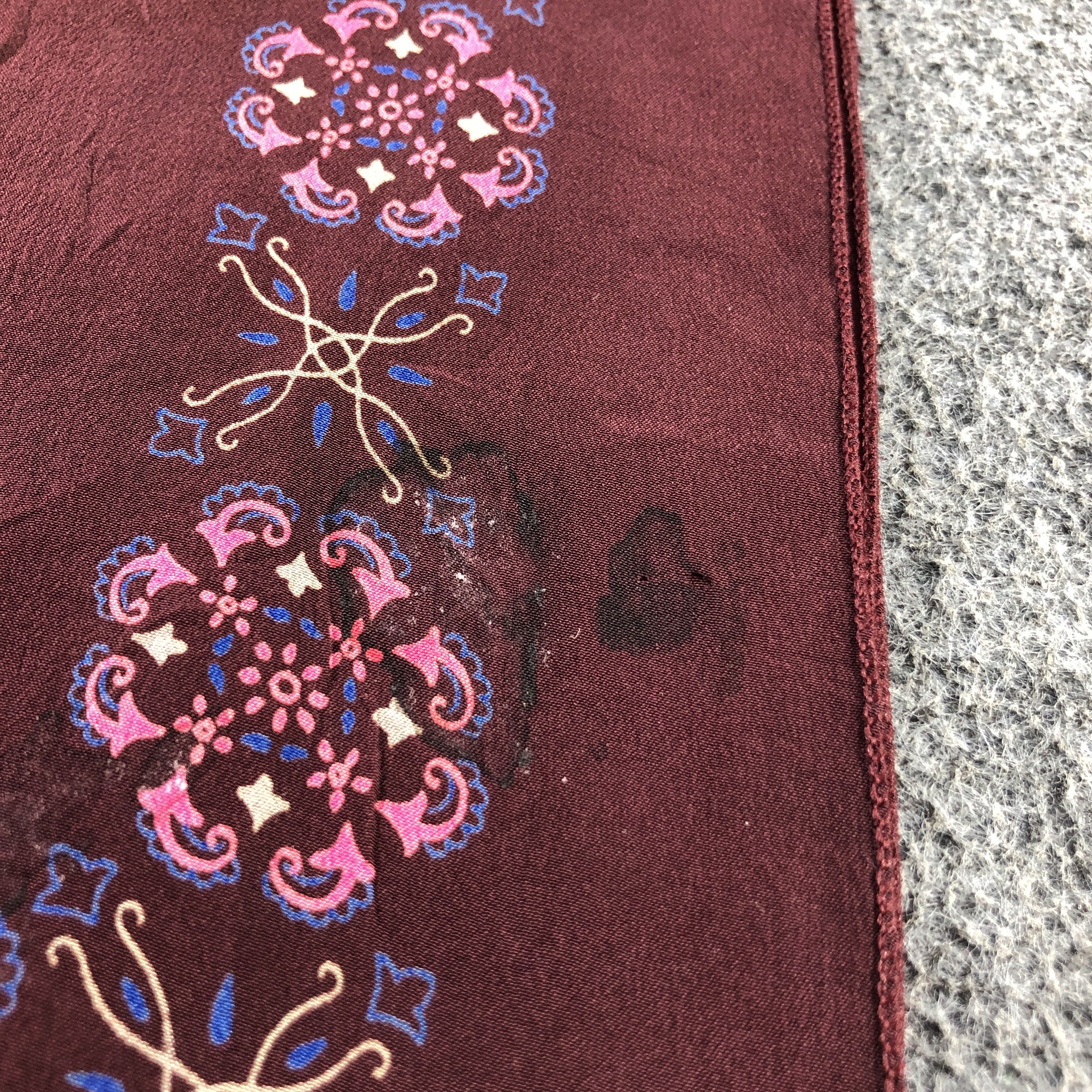 Celine Celine Floral Silk Stole Scarf Muffler Neckwear V2946 Size ONE SIZE - 8 Thumbnail