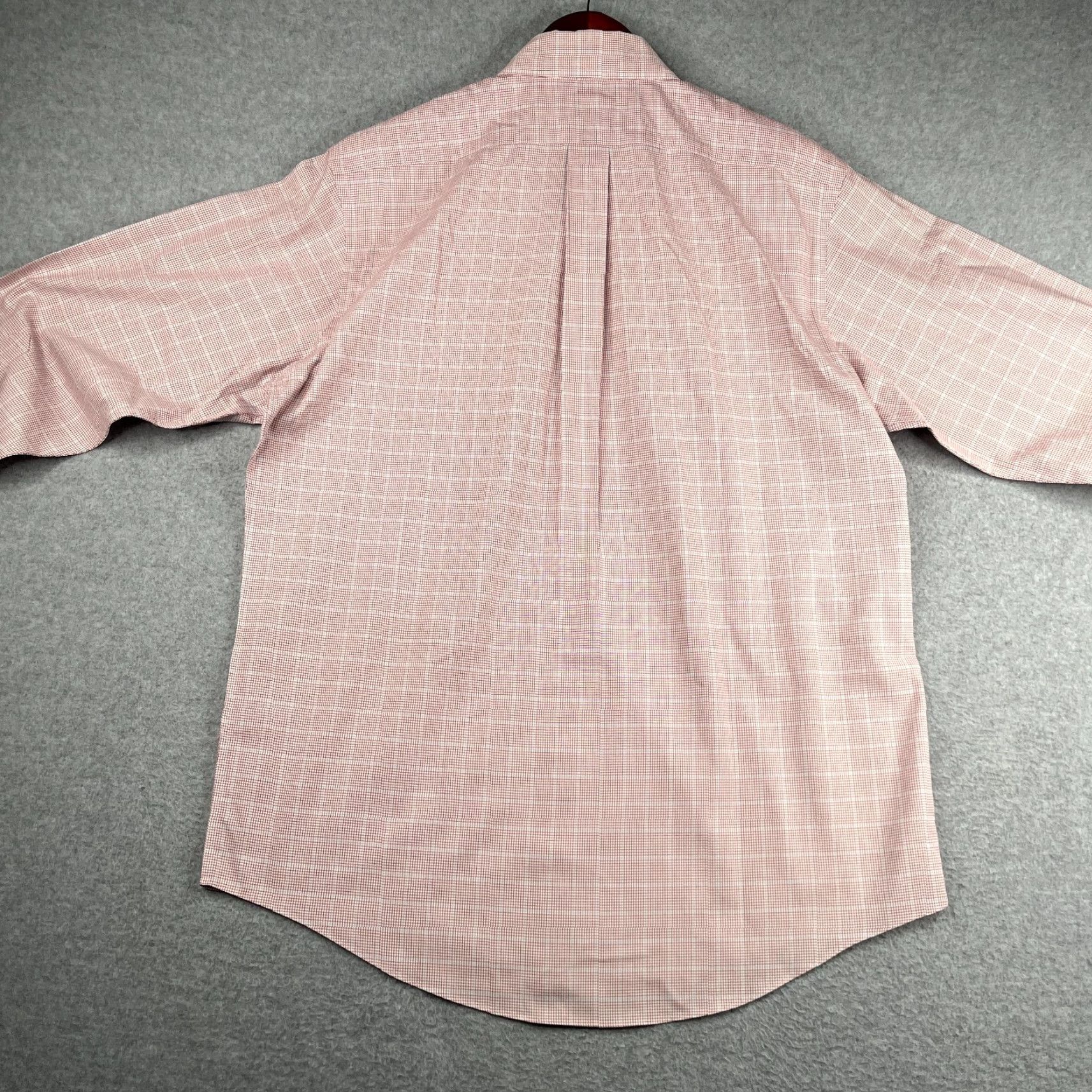 Brooks Brothers Brooks Brothers Shirt 346 Pink Check Non Iron Button Up Long Sleeve Mens 16 Size US L / EU 52-54 / 3 - 5 Thumbnail