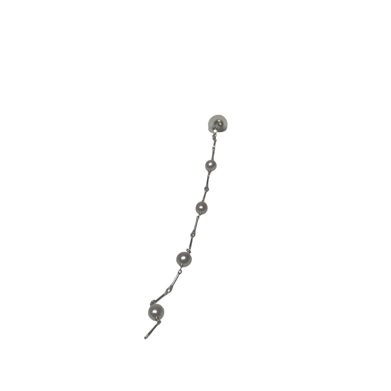 Other LOREN STEWART Pearl Chain SINGLE Earrings New Size ONE SIZE - 2 Thumbnail