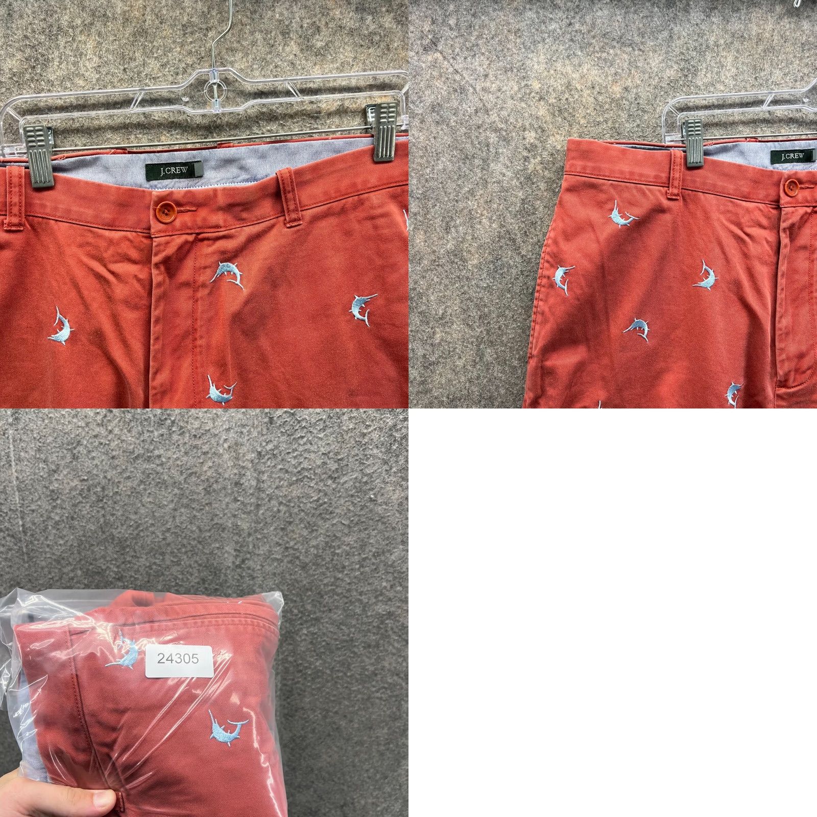 J.Crew J.CREW Pants Men 36x32 Orange Chino Pleated Cotton Casual Vintage? No (adjusted: Vintage: No) Size US 36 / EU 52 - 8 Thumbnail