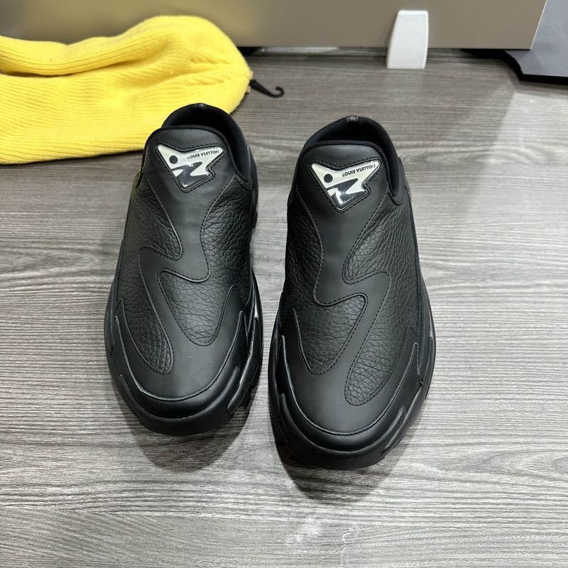 Louis Vuitton Louis Vuitton Runner Tatic Black Slip-On Shoes - Size US 8.5 / EU 41-42 - 2 Thumbnail
