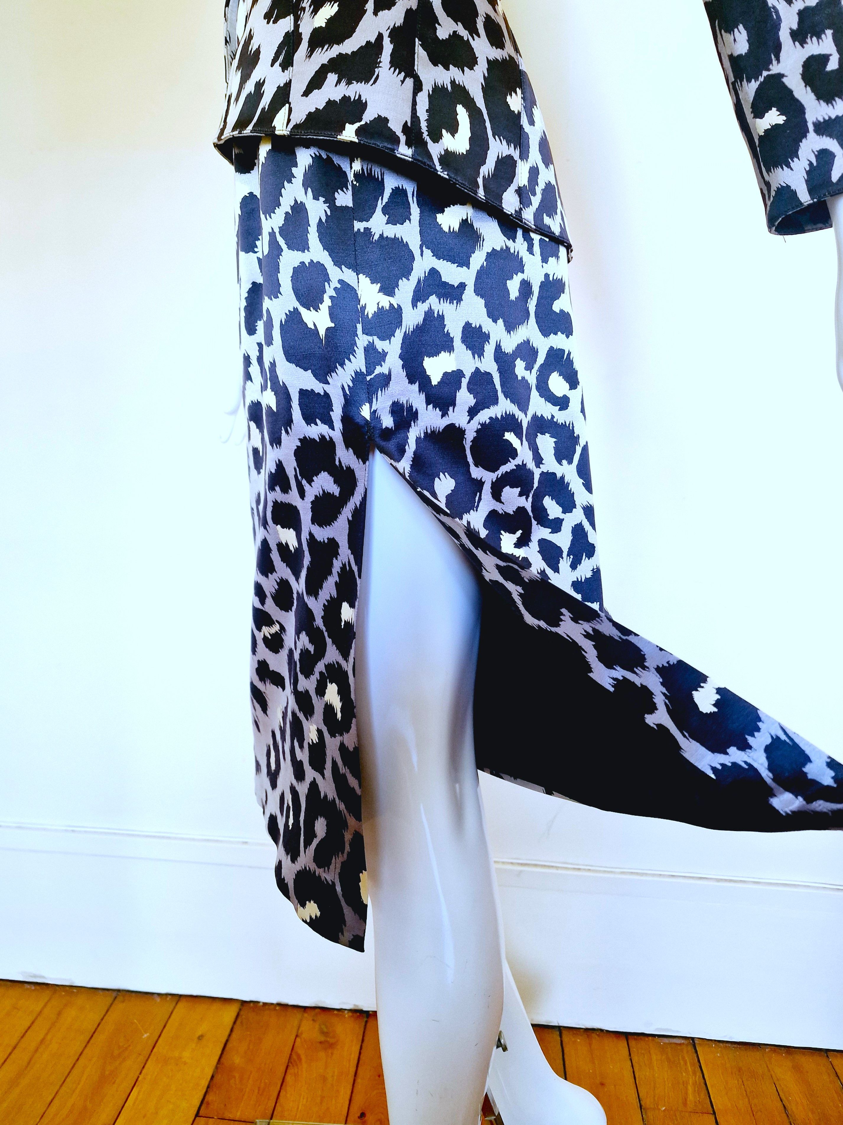 Thierry Mugler Thierry Mugler Couture F/W 2001 Beasts Leopard Dress Suit Size S / US 4 / IT 40 - 5 Thumbnail