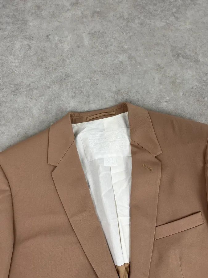 Maison Margiela Maison Margiela H&M Beige Contemporary Blazer Jacket Size 44R - 4 Thumbnail
