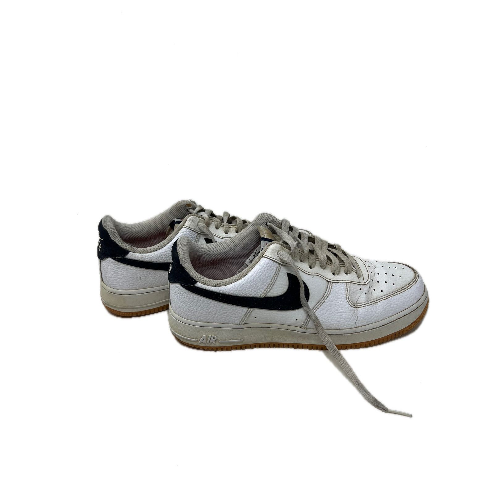 Nike Nike Air Force 1 Low '07 White Obsidian Mens 10 Size US 11 / EU 44 - 3 Thumbnail
