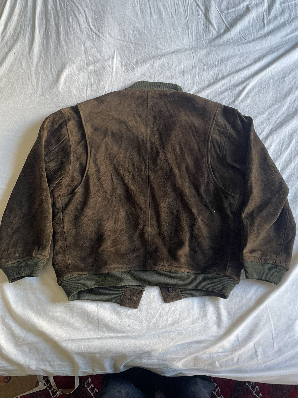 RRL Ralph Lauren RRL suede bomber 3 star tag Size US M / EU 48-50 / 2 - 6 Thumbnail