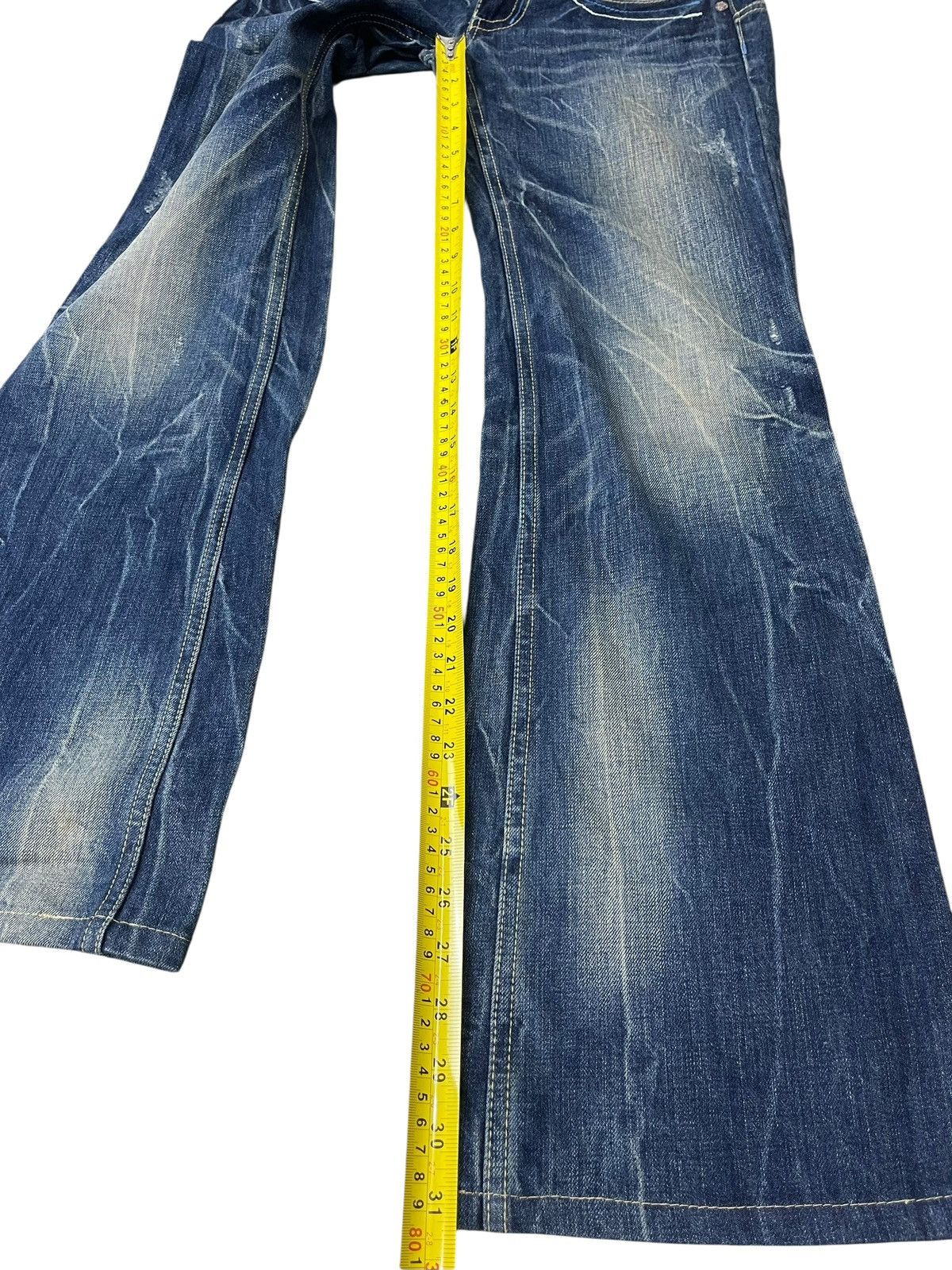 Japanese Brand Vintage Red Pepper Style By LBD Flare Jeans Streetwear Size US 31 - 9 Thumbnail
