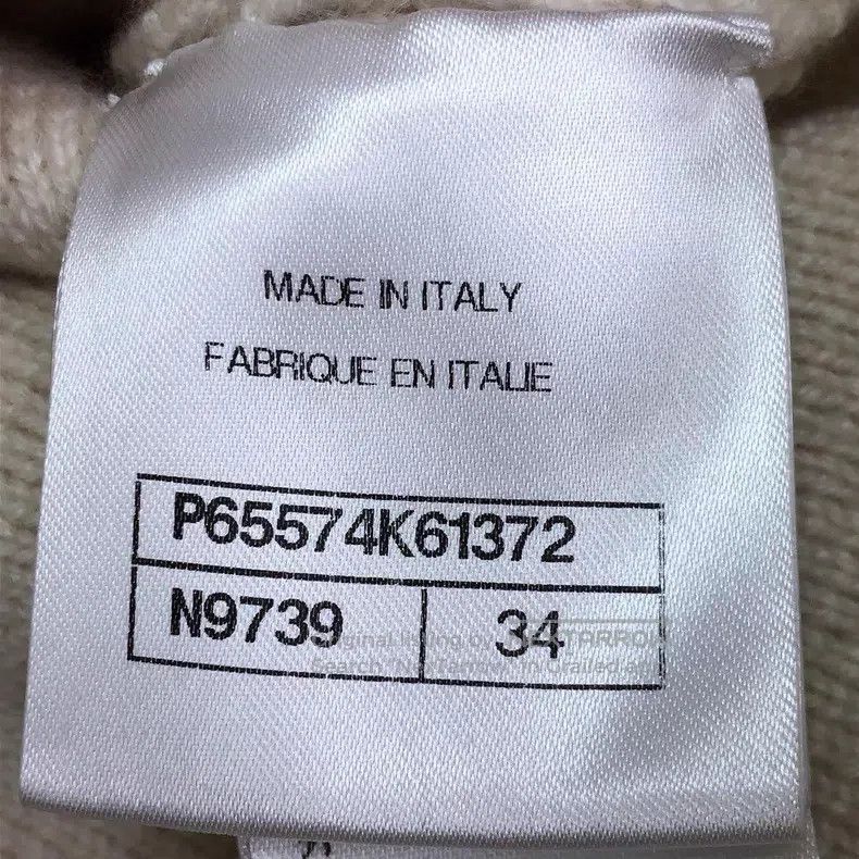 Chanel Chanel 20k beige cashmere knit sweater Size XXS / US 00 / IT 34 - 6 Thumbnail