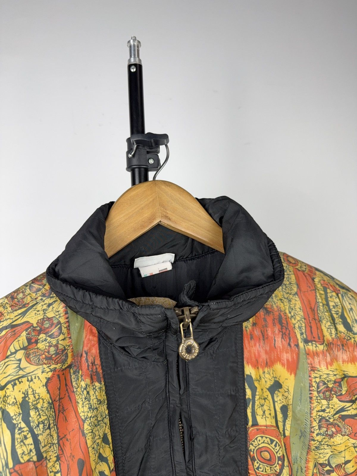 Ellesse Vintage Archive RETRO Ellesse Africa Art Work Ski Jacket 90s Size US L / EU 52-54 / 3 - 2 Thumbnail