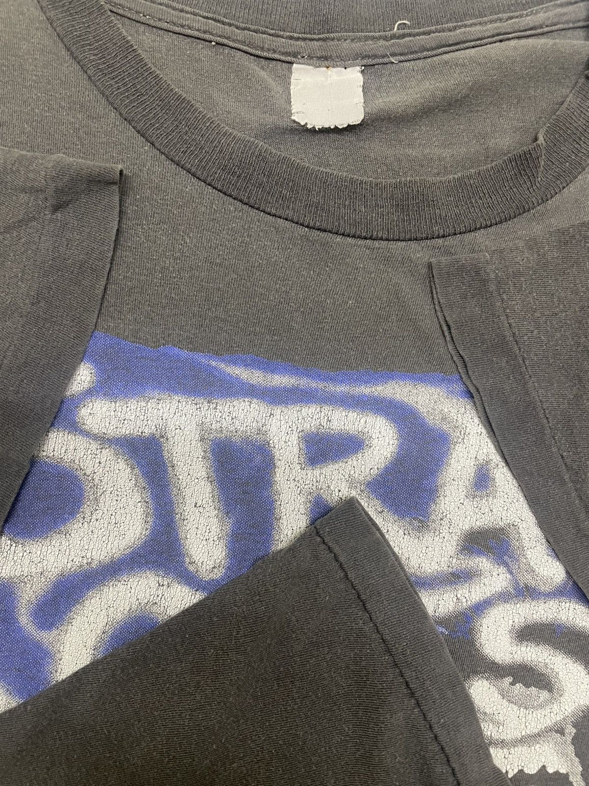 Band Tees × Vintage Vintage Rockabilly STRAY CATS LetsGoFaster Sunfaded T-shirt Size US L / EU 52-54 / 3 - 7 Thumbnail