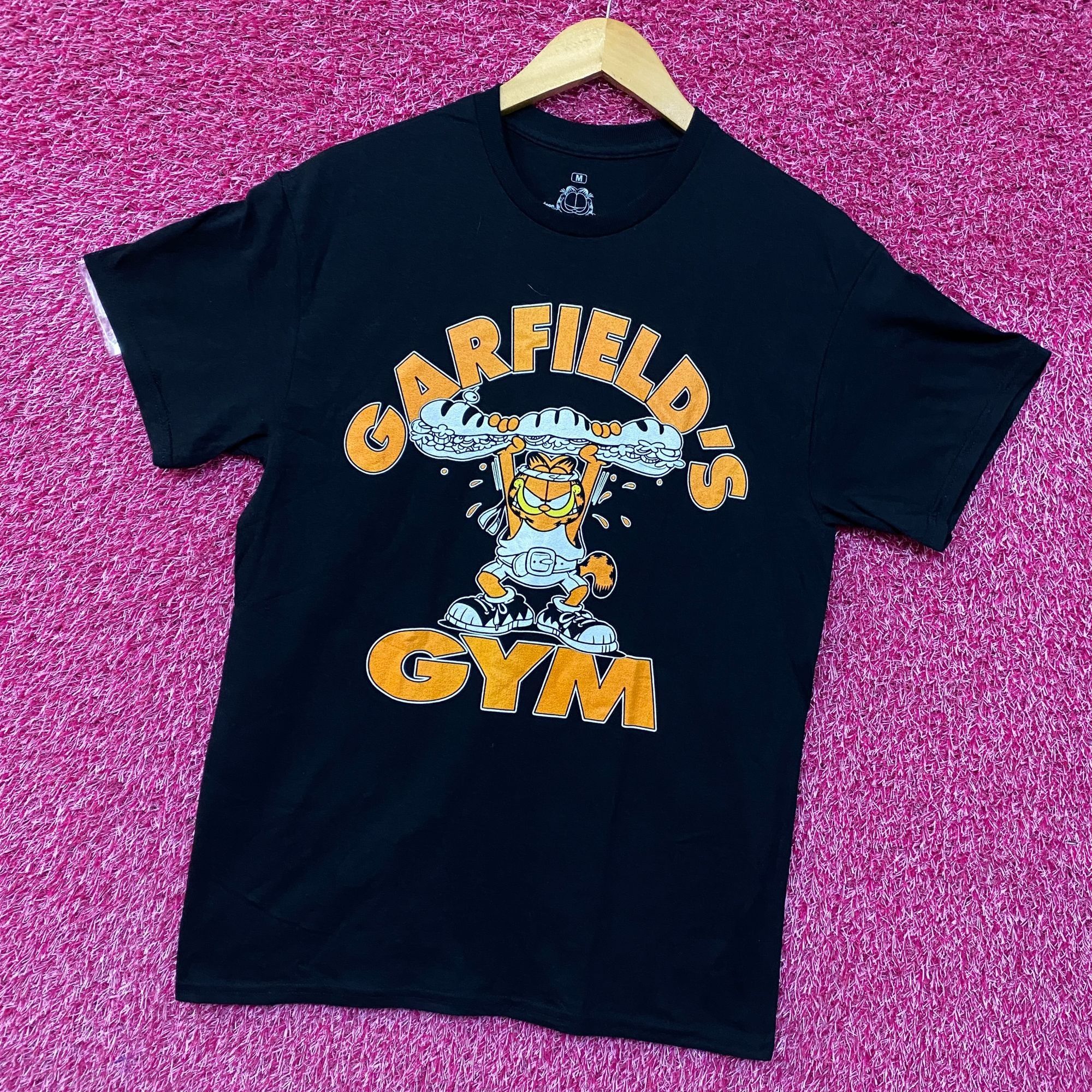 Nickelodeon Garfield's Gym Lifting Sub Graphic Design T-Shirt Medium Size US M / EU 48-50 / 2 - 3 Thumbnail