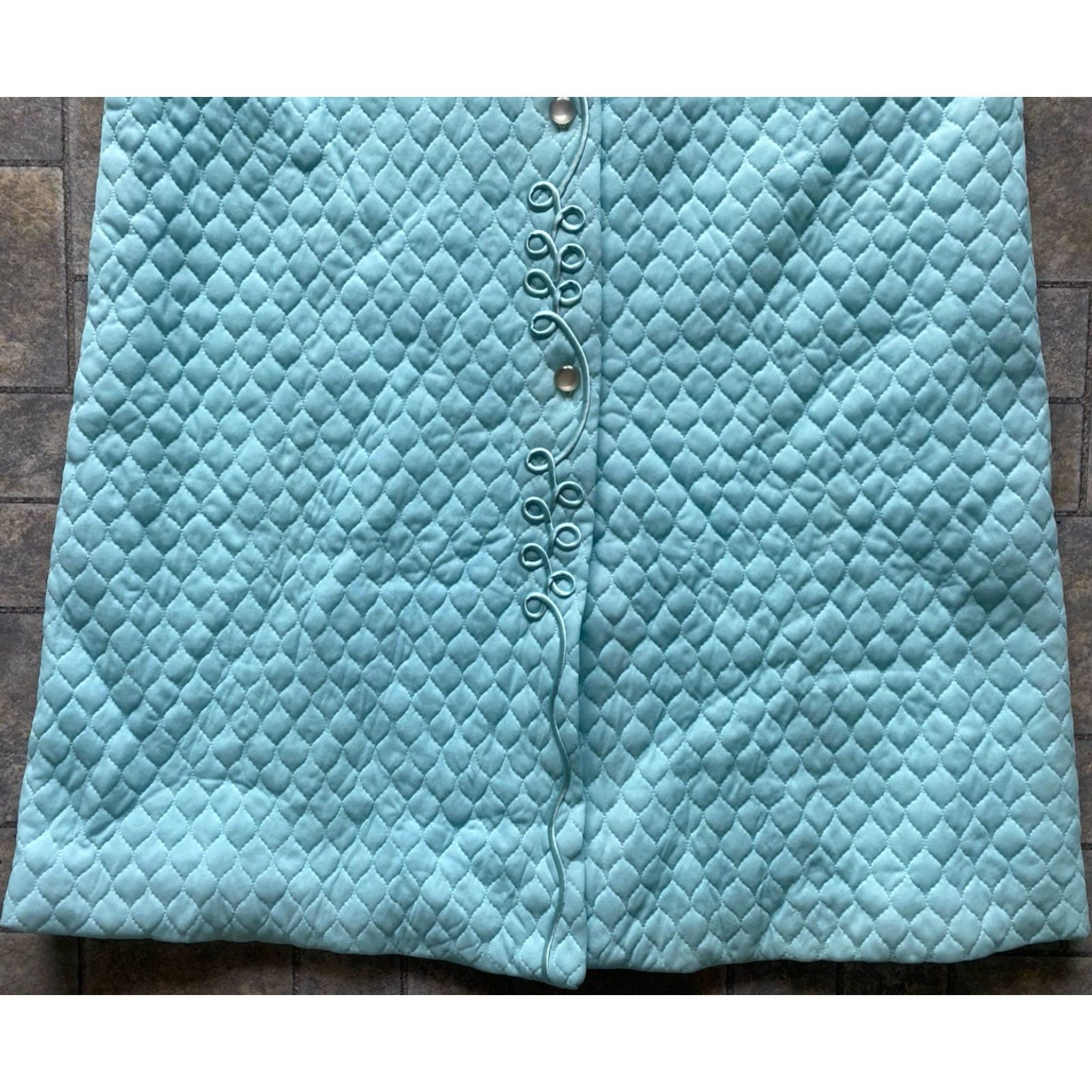 Vintage VINTAGE JC Penney Robe House Coat Blue Women’s 70s 80s Kodel Polyester NWT Size ONE SIZE - 2 Thumbnail