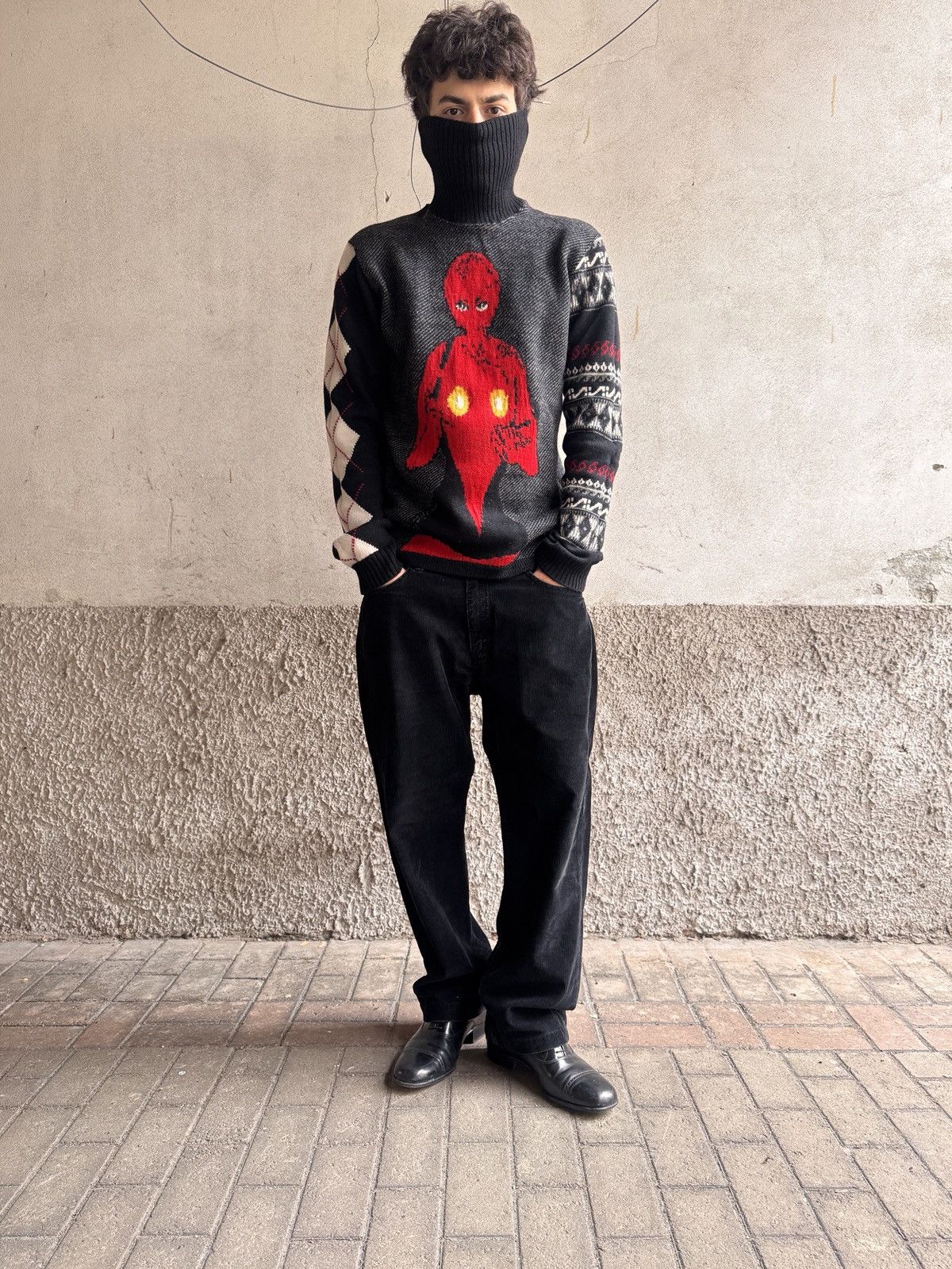 Yohji Yamamoto Yohji Yamamoto Shotaro Ishinomori '07 Cyborg 009 Girls Knit Size US L / EU 52-54 / 3 - 8 Thumbnail