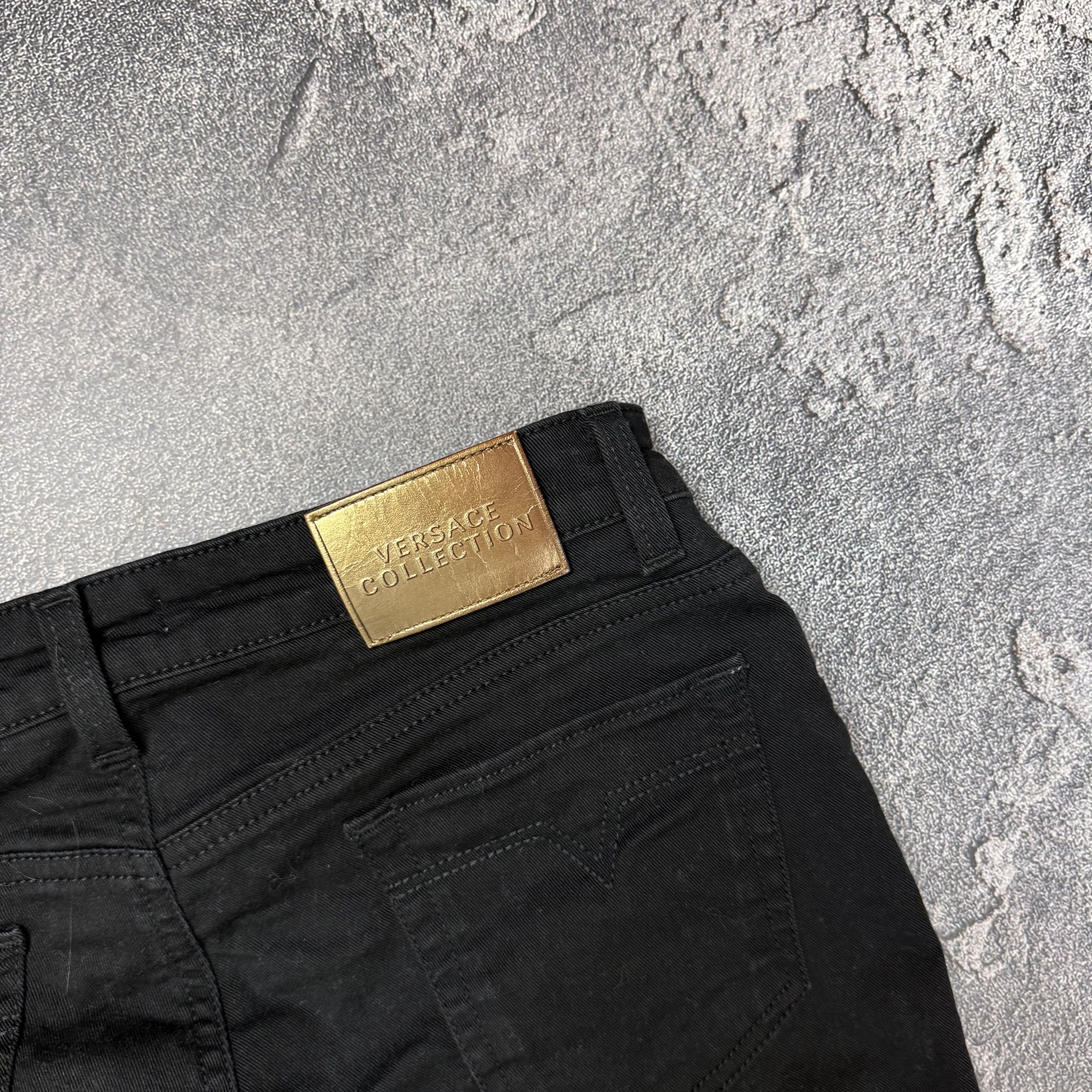 Versace Versace Jeans Couture Vintage y2k Black Jeans Pants Size 26" / US 2 / IT 38 - 8 Thumbnail