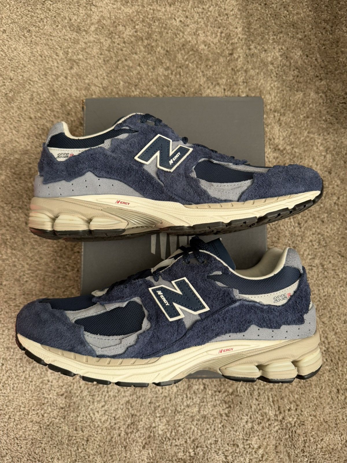 New Balance New Balance 2002R Protection Pack Navy Grey Size US 11.5 / EU 44-45 - 5 Thumbnail
