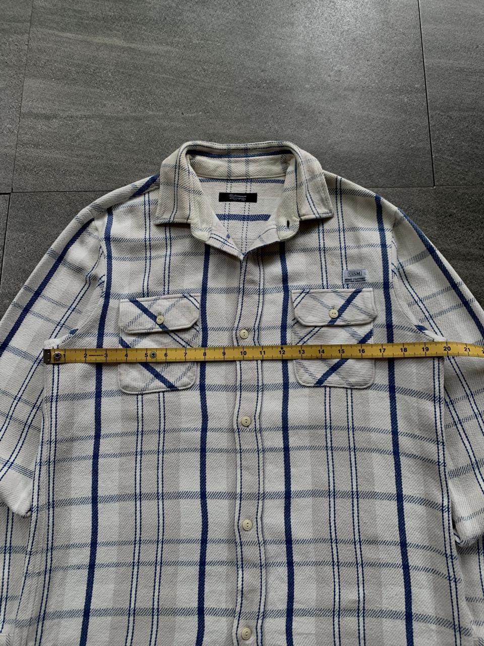 Undercover FREE TAX! Thick Cotton Plaid Zippered Shirt Size US M / EU 48-50 / 2 - 10 Thumbnail