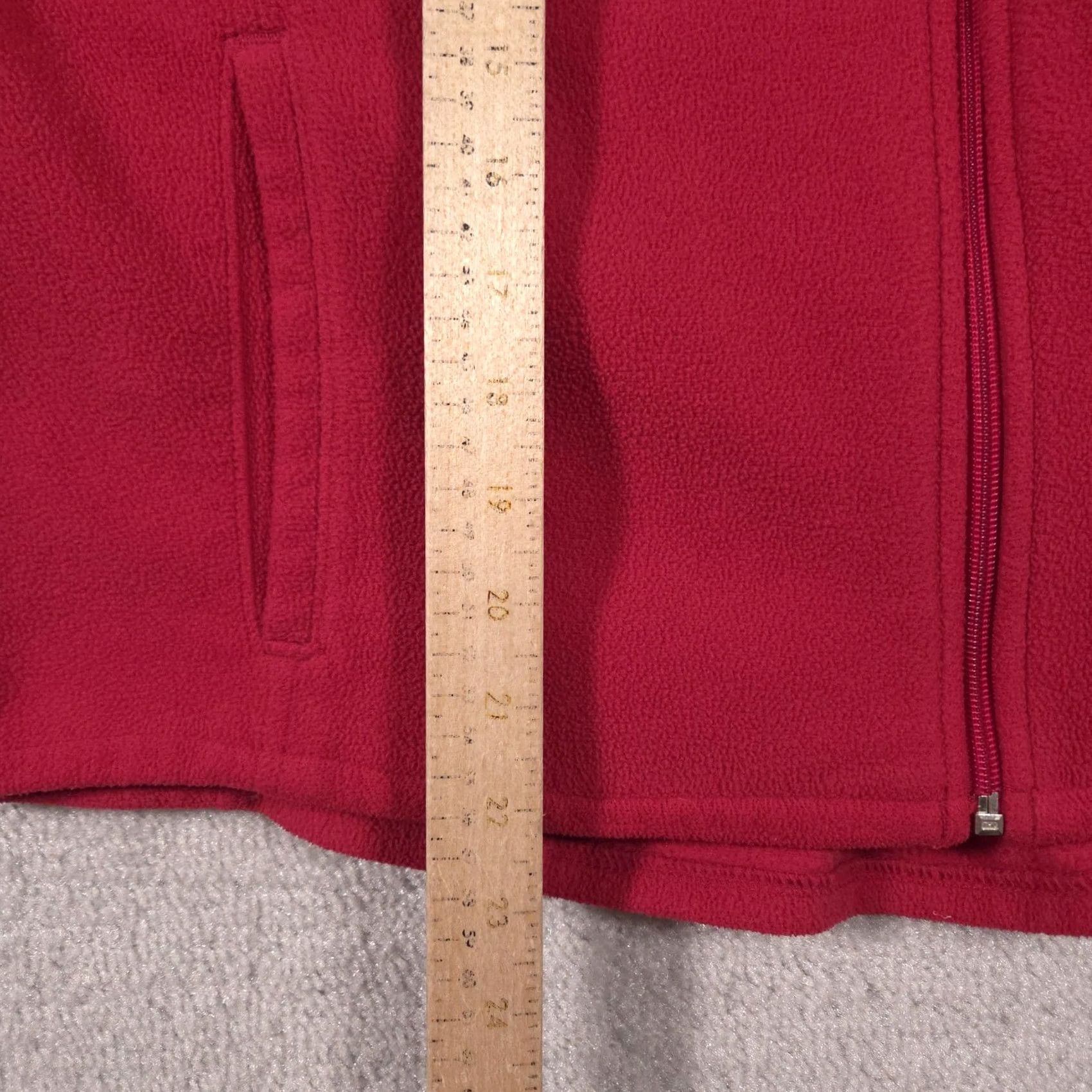 Vintage Woolrich Vest Womens Medium Red Fleece Full Zip Collar Pockets Outdoor Warm Size M / US 6-8 / IT 42-44 - 6 Thumbnail