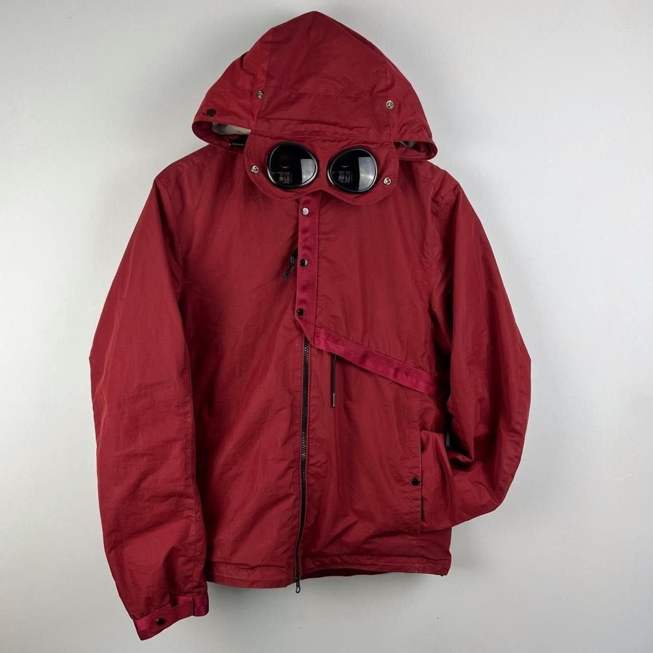image of C P Company Cp Company Micro M Jacket in Red, Men's (Size Medium)