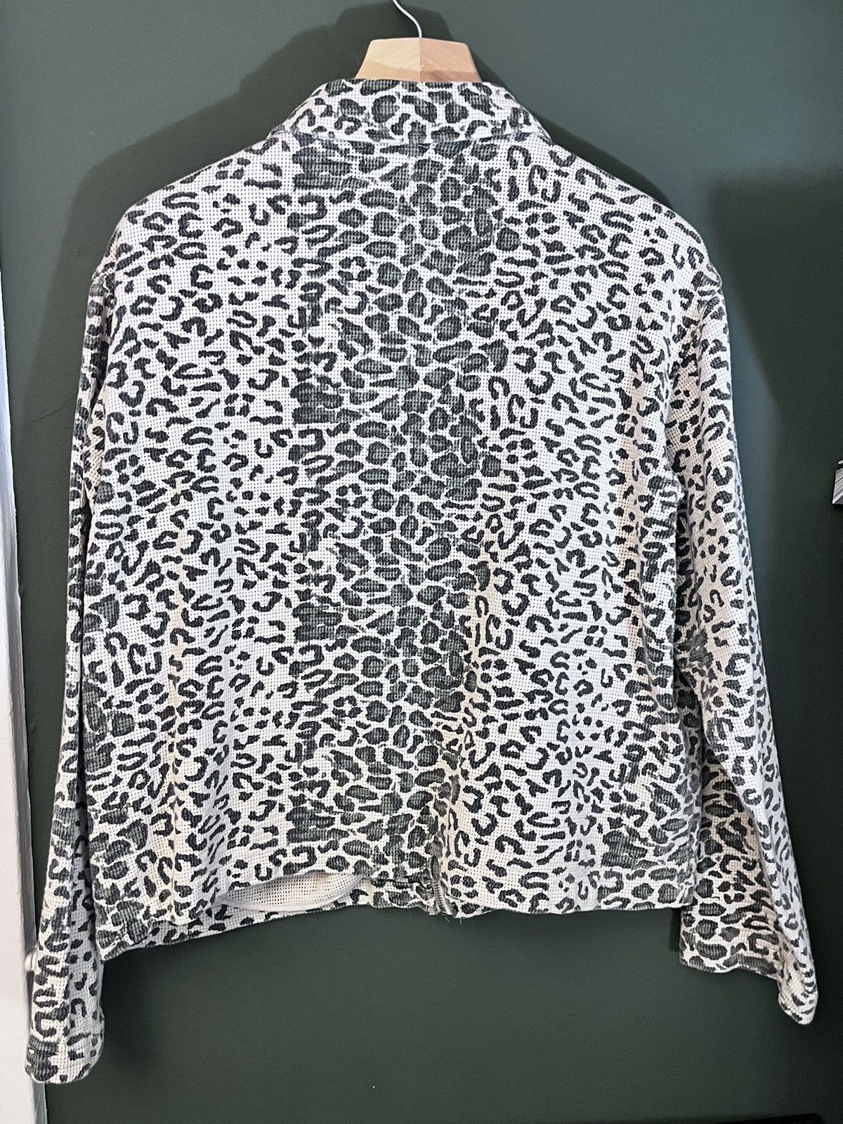 Stussy Stussy Leopard Mesh Zip Jacket Size US M / EU 48-50 / 2 - 2 Thumbnail