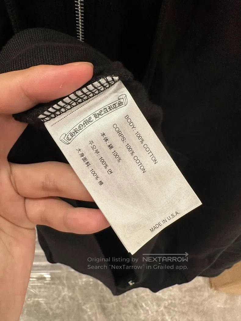 Chrome Hearts CHROME HEARTS Size L Black powder Foti skull zipper hoodie Size US L / EU 52-54 / 3 - 5 Thumbnail