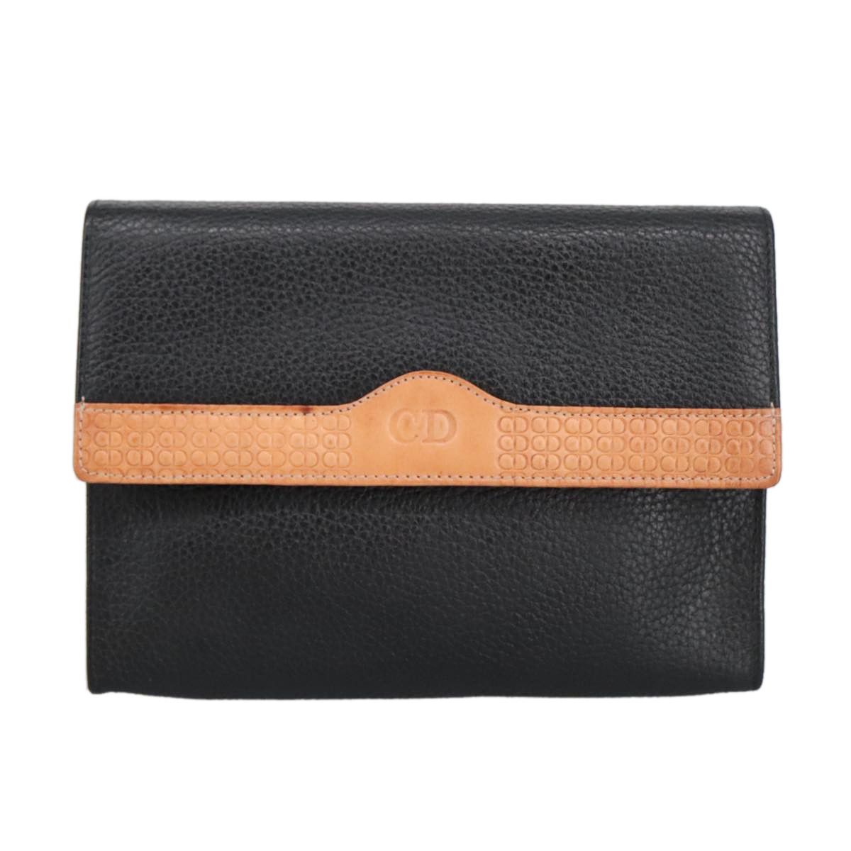 Dior Cd Black Leather Clutch Bag (Pre-Owned) Size ONE SIZE - 1 Thumbnail