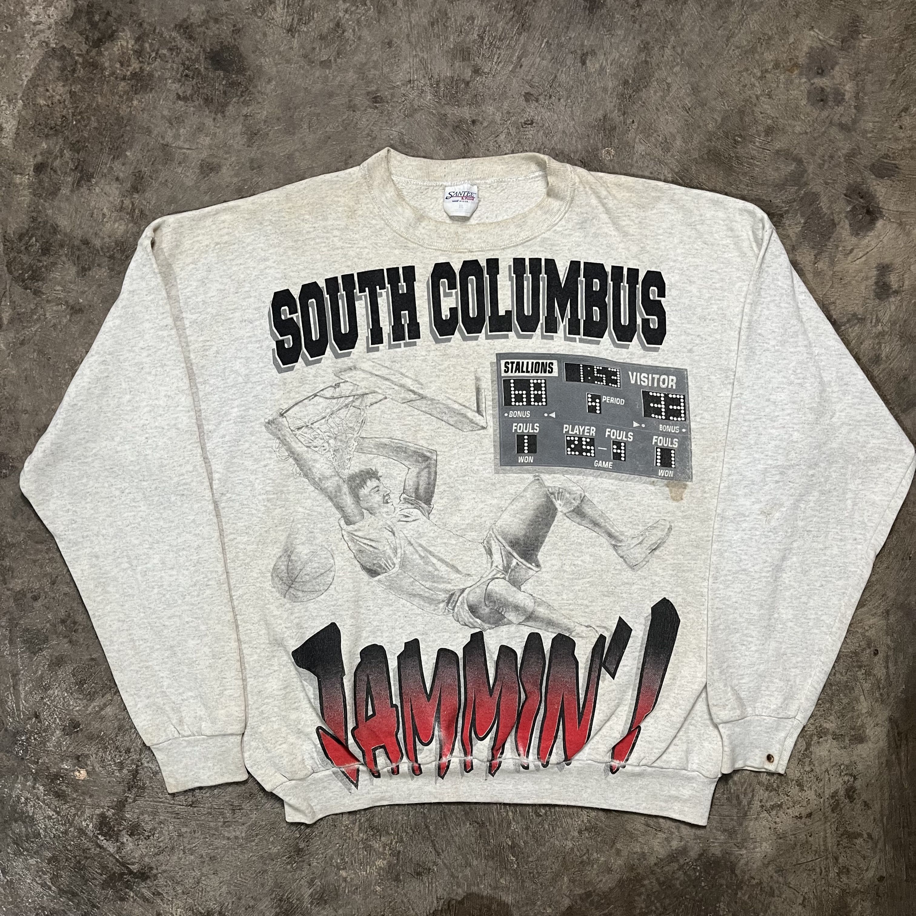 NBA × Vintage Rare vtg 90s jammin south columbus slamdunk Size US L / EU 52-54 / 3 - 1 Thumbnail