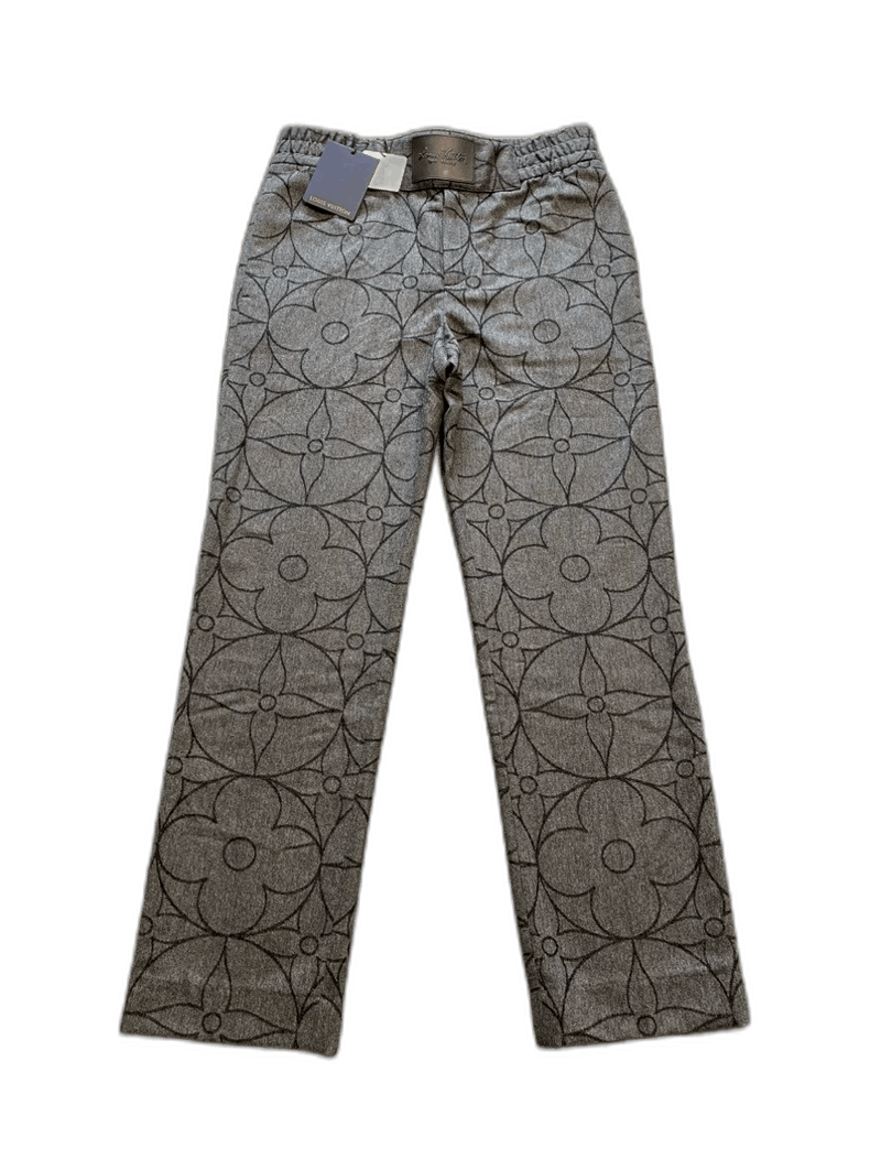 LV Full Logo Pattern Casual Pants-2506