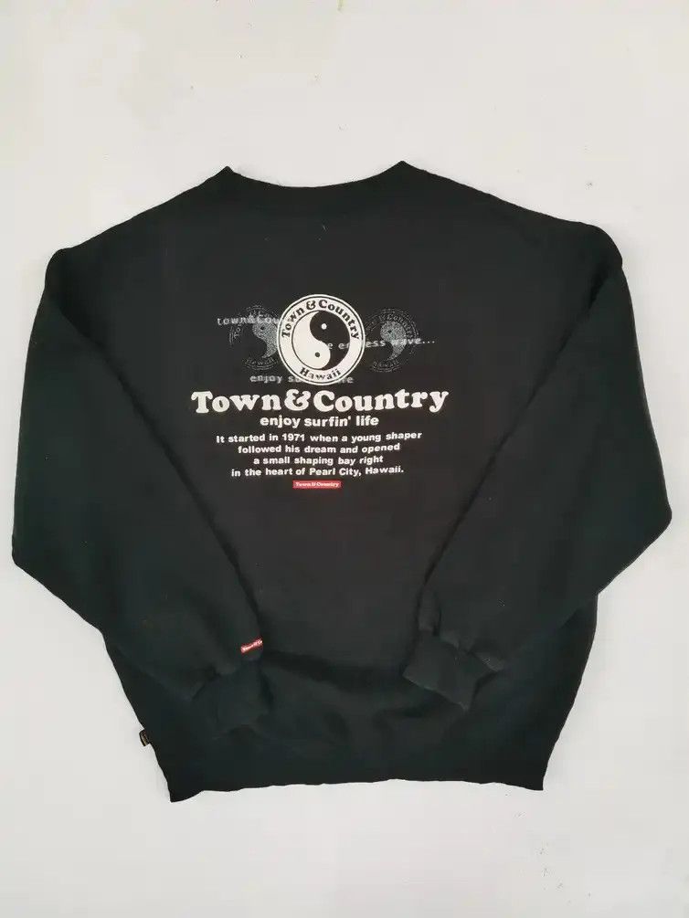 Japanese Brand Rare!!! Town & Country Sweatshirt Size US L / EU 52-54 / 3 - 2 Thumbnail