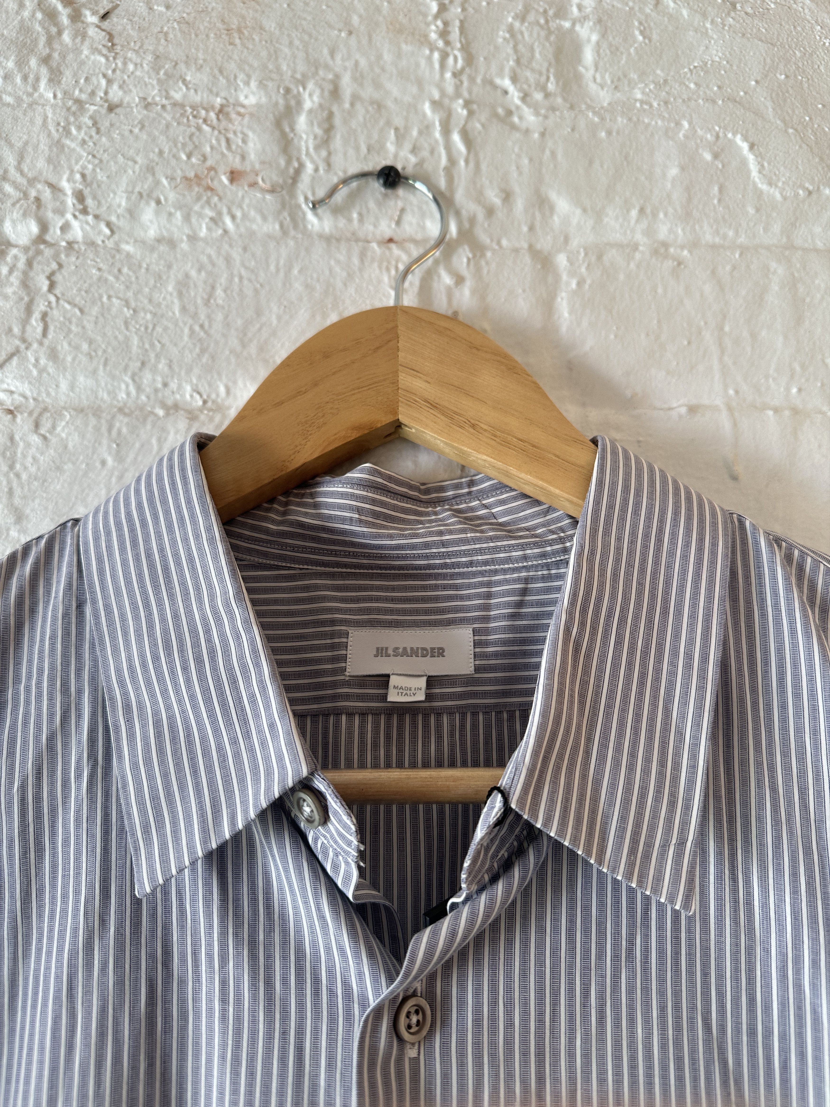 Jil Sander Jil Sander Striped Button Up Shirt Size US M / EU 48-50 / 2 - 2 Thumbnail