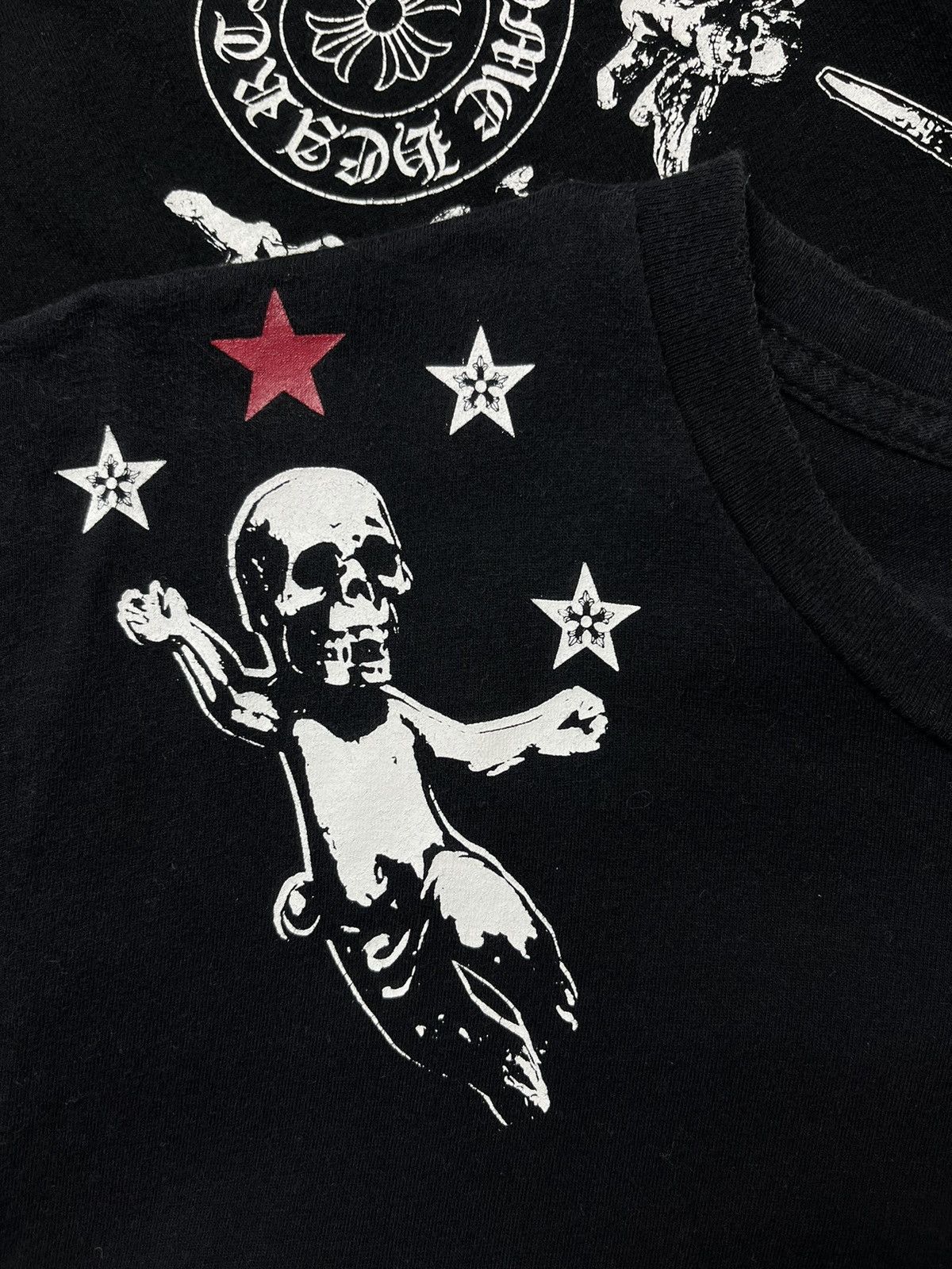 Chrome Hearts Chrome Hearts Foti Skull Horseshoe Logo Tshirt Size US M / EU 48-50 / 2 - 5 Thumbnail