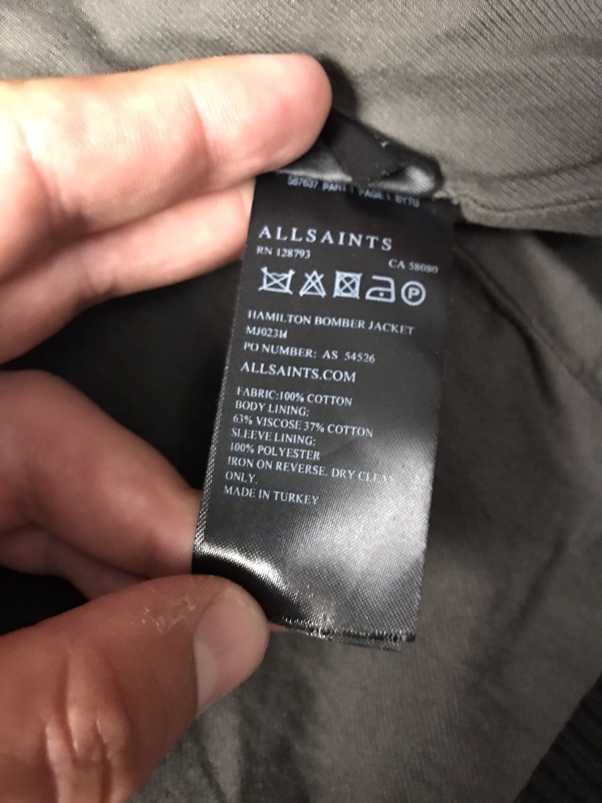 Allsaints Allsaints Hamilton Bomber Jacket MJ021314 Size US M / EU 48-50 / 2 - 11 Thumbnail