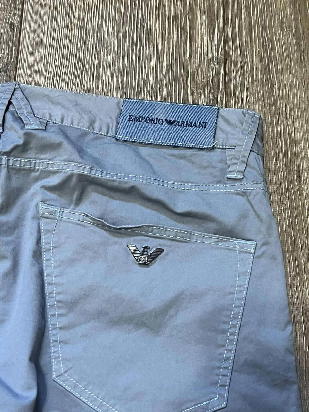Armani Armani Jeans Men’s Light Wash Size US 33 - 3 Thumbnail