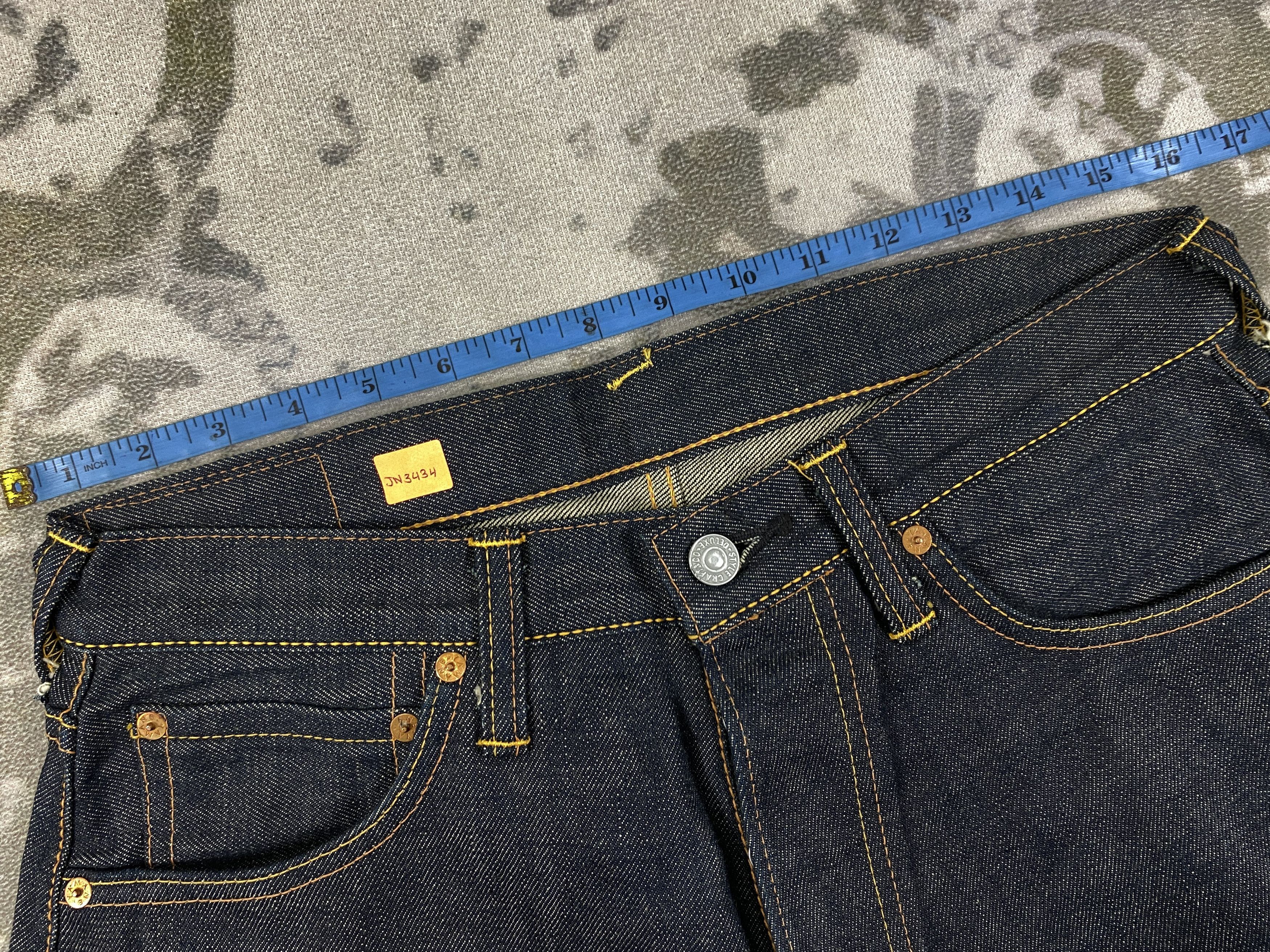 Evisu × Japanese Brand REDLINE EVISU X ANDY SOUWER DAICOCK 32x30.5 Denim-JN3434 Size US 32 / EU 48 - 7 Thumbnail