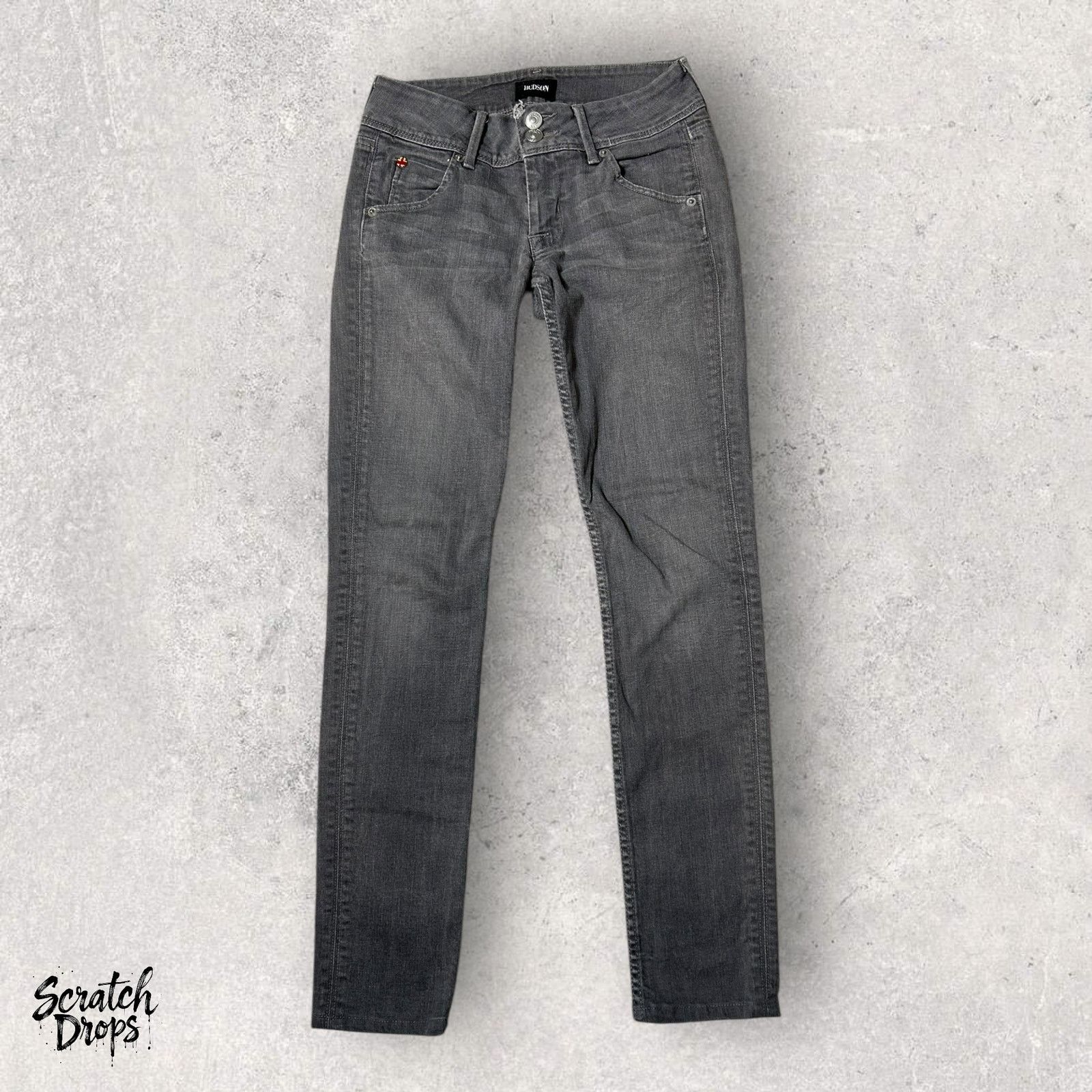 Hudson Hudson Women's Grey Skinny Jeans Size 24 in Stylish Pants Size 24" / US 00 / IT 34 - 5 Thumbnail