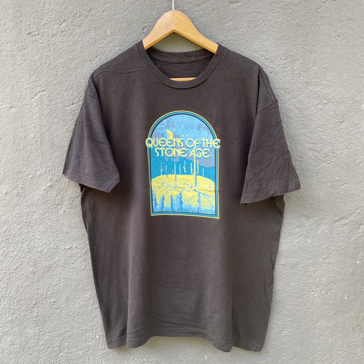 Band Tees Thrashed Faded Queen Of The Stone Age ERD GRUNGE OG TEE Size US XL / EU 56 / 4 - 1 Thumbnail