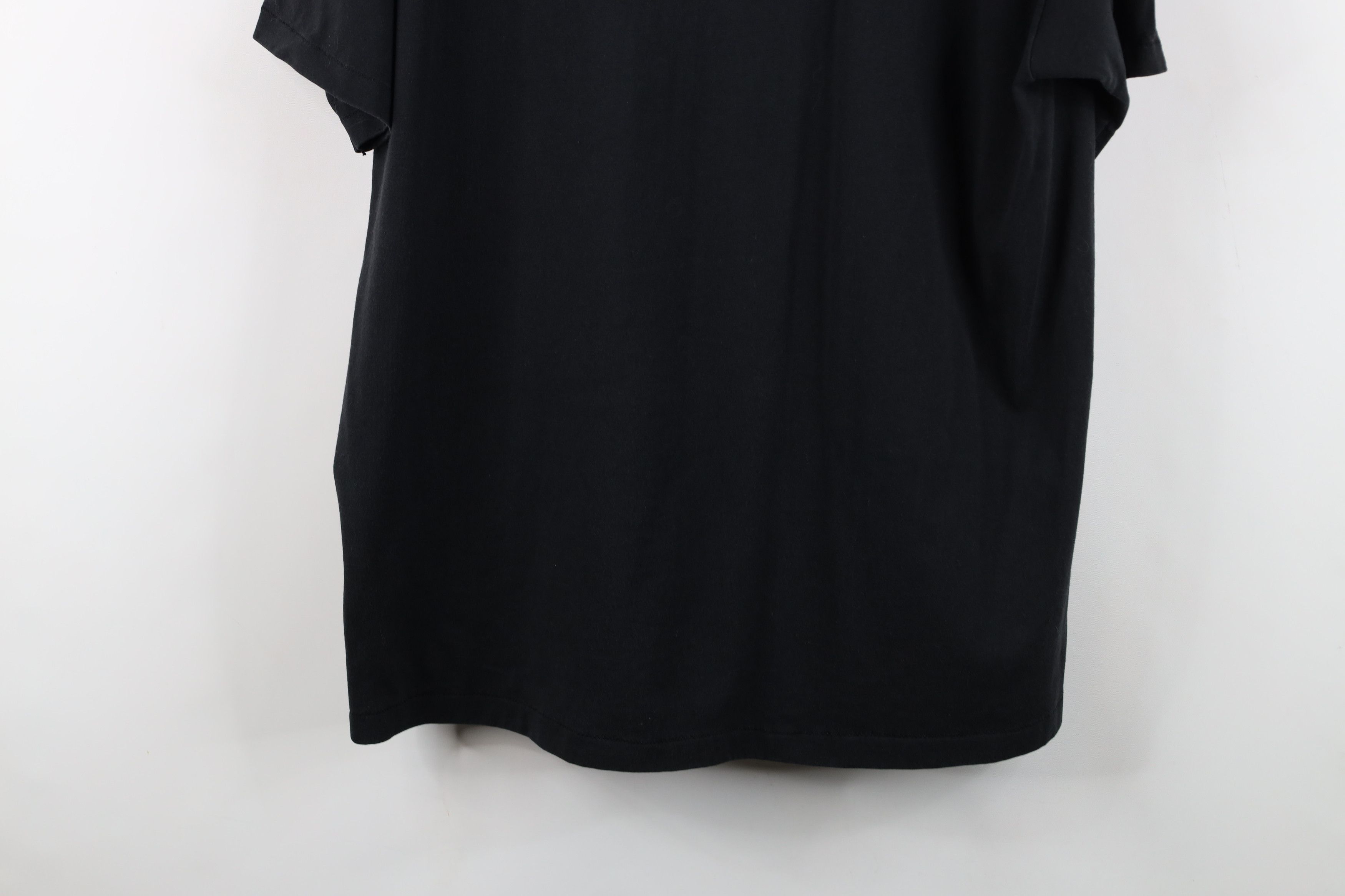 Hanes Vintage 80s 90s Hanes Blank Short Sleeve T-Shirt Black USA Size US XL / EU 56 / 4 - 13 Thumbnail