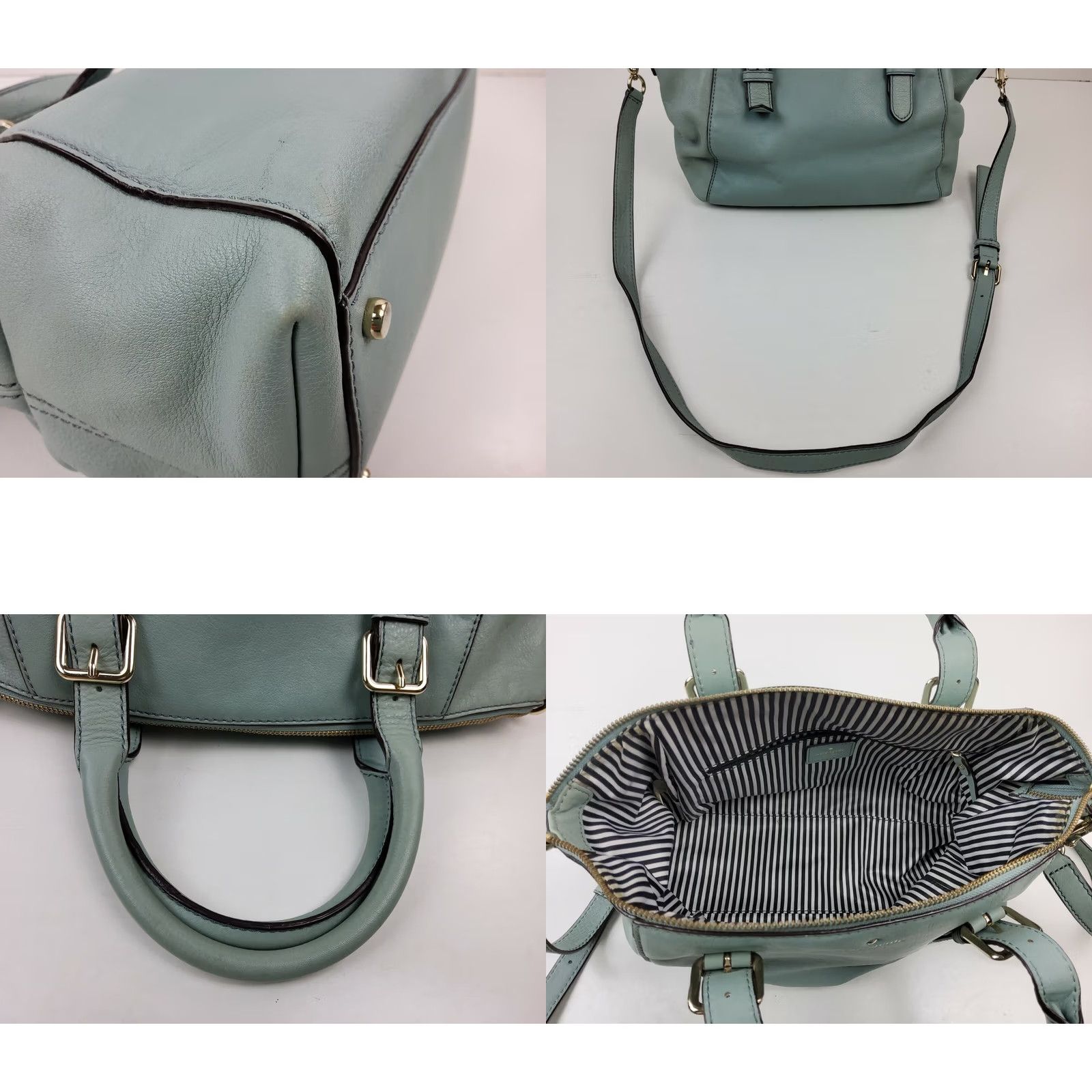 Brighton kate spade Brighton Park Small Sloan Satchel Crossbody Handbag Lt Blue Bag Size M / US 6-8 / IT 42-44 - 8 Thumbnail