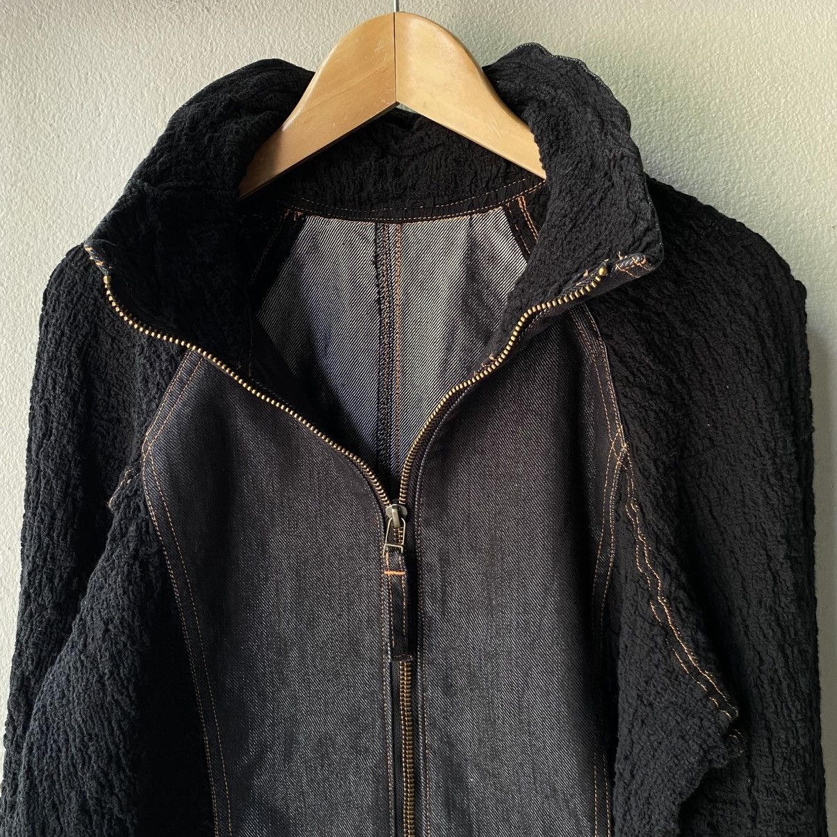 Issey Miyake Me Issey Miyake Denim Jacket Size ONE SIZE - 2 Thumbnail