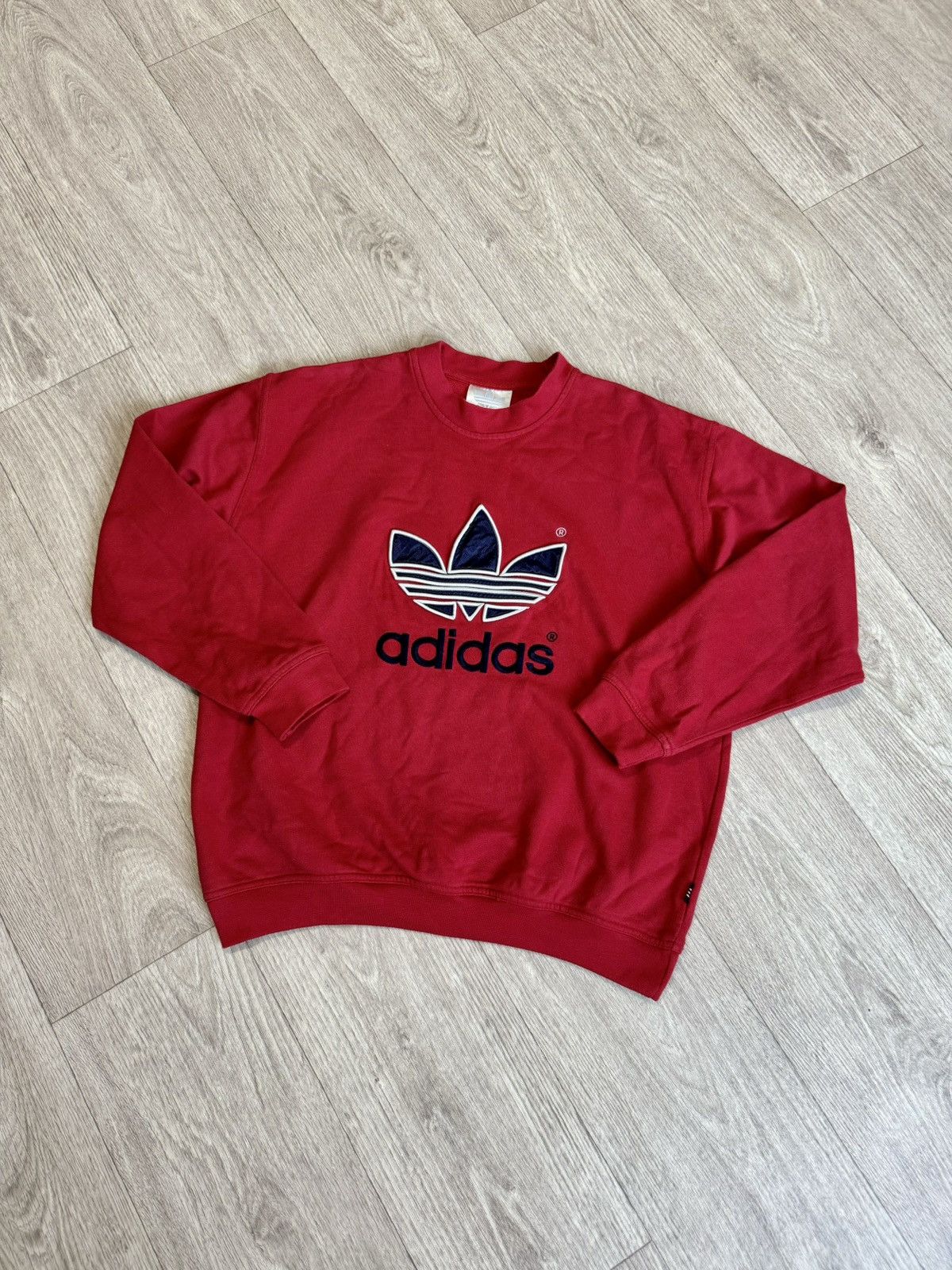 Adidas 🔷Vintage Adidas Big logo Sweatshirt 80s 90s🔷 Size US S / EU 44-46 / 1 - 1 Thumbnail