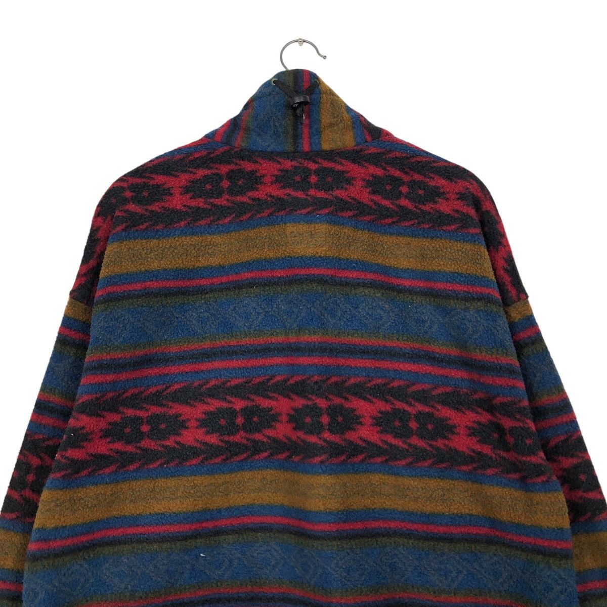Japanese Brand 📌Vintage Fleece Jacket Jack Wolf Navajo Native Design Size US M / EU 48-50 / 2 - 10 Thumbnail